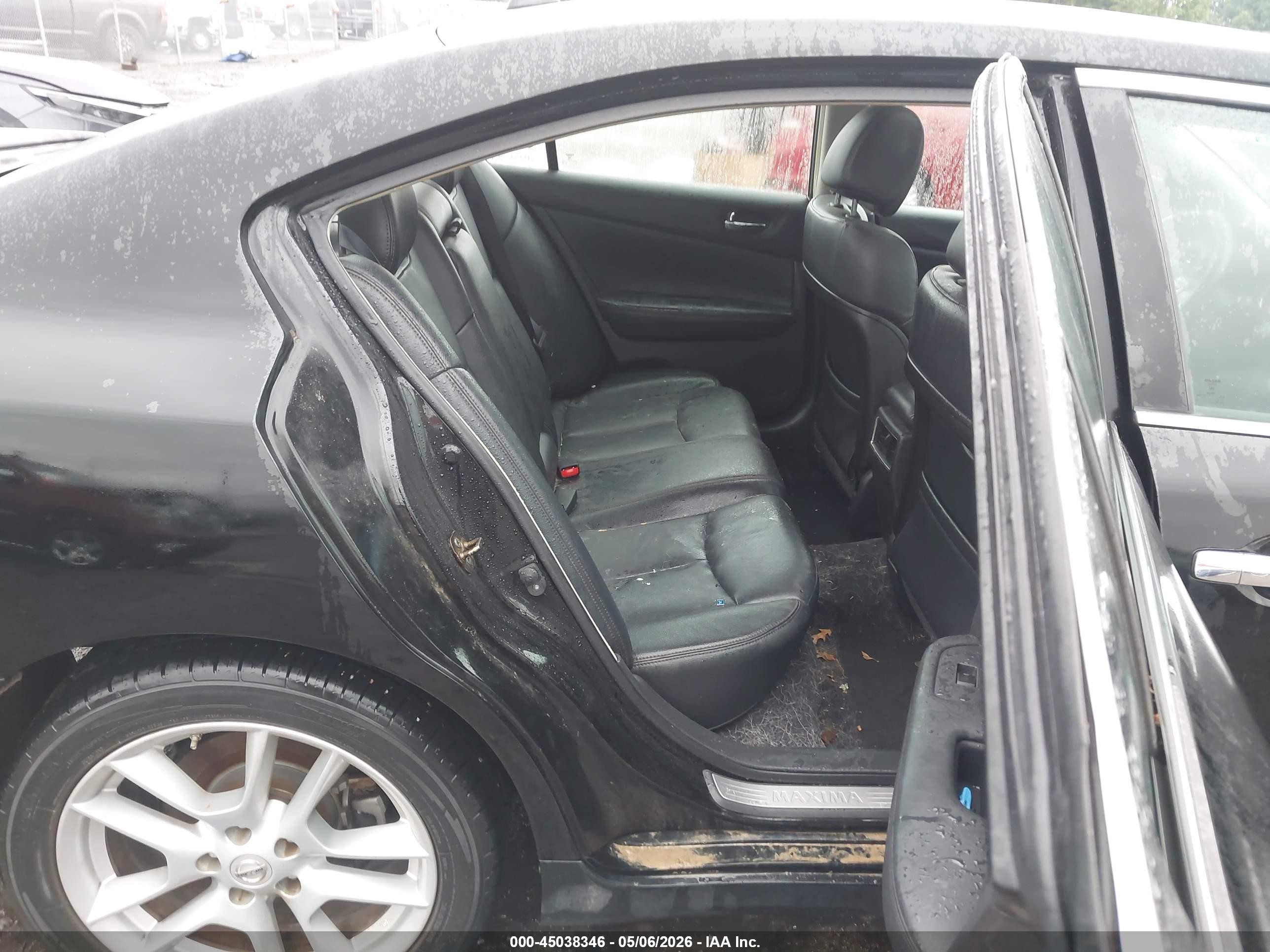 2010 Nissan Maxima 3.5 Sv Black vin: 1N4AA5AP6AC832233