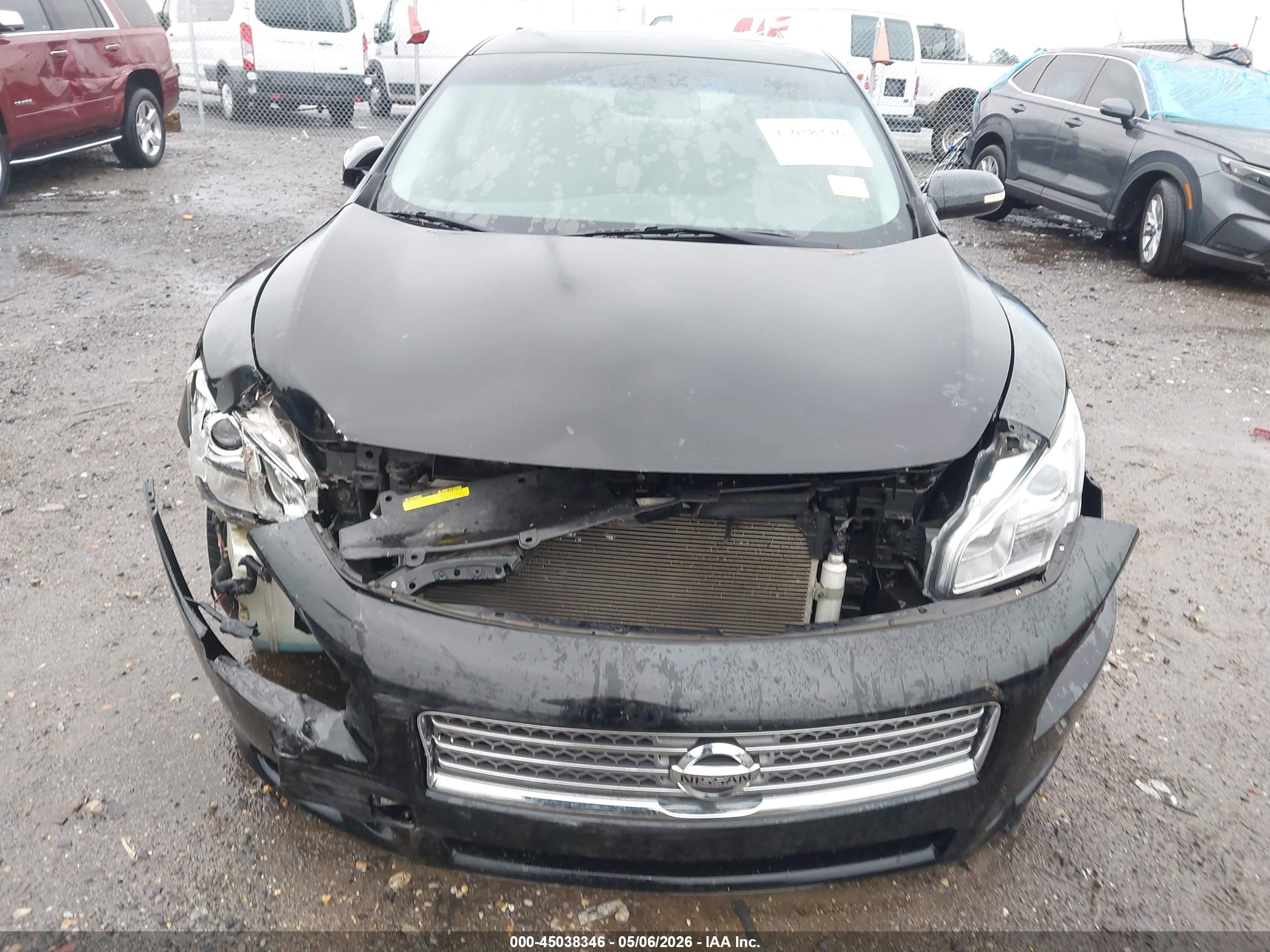 2010 Nissan Maxima 3.5 Sv Black vin: 1N4AA5AP6AC832233