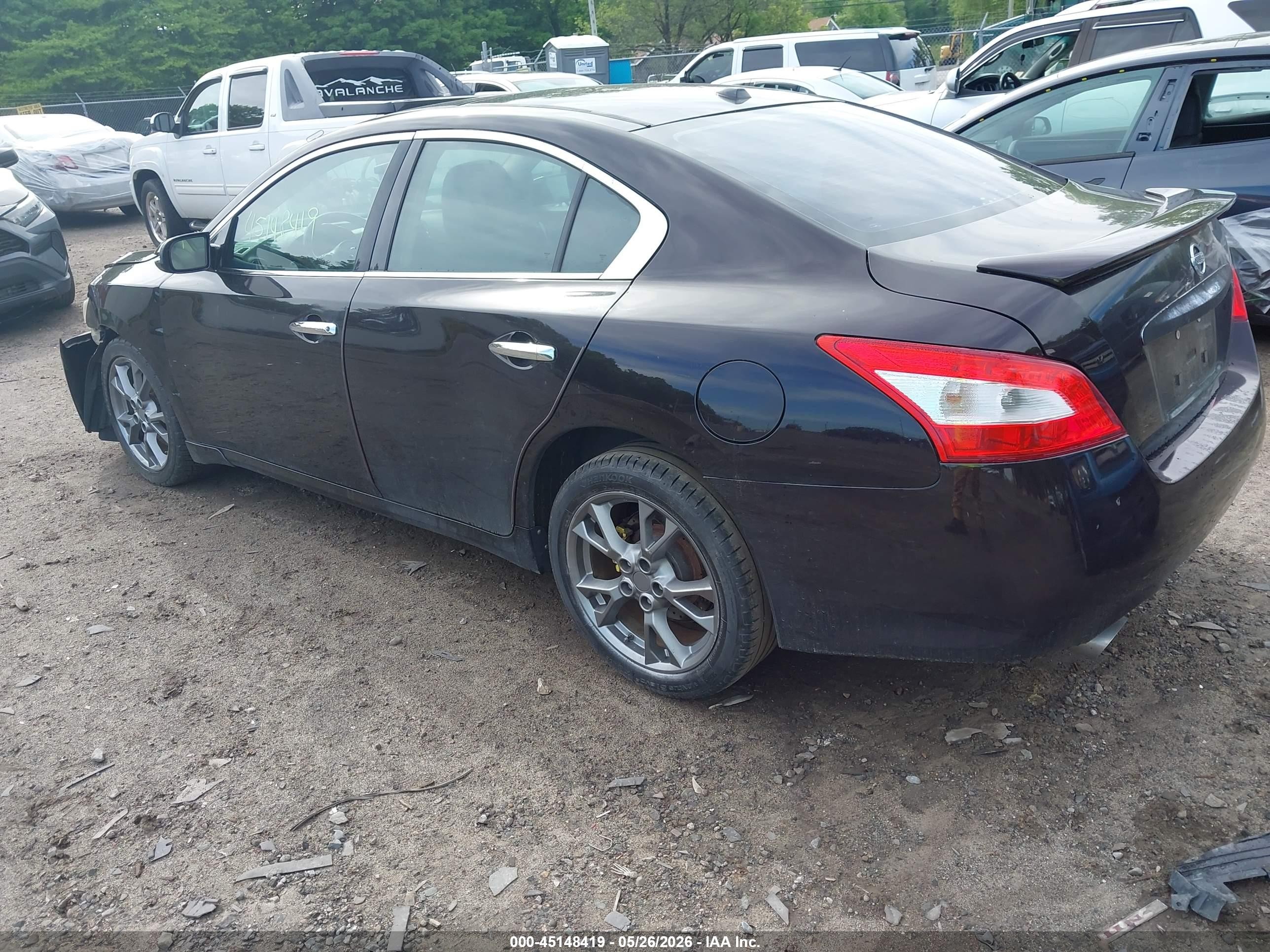 2010 Nissan Maxima 3.5 Sv Burgundy vin: 1N4AA5AP6AC832281