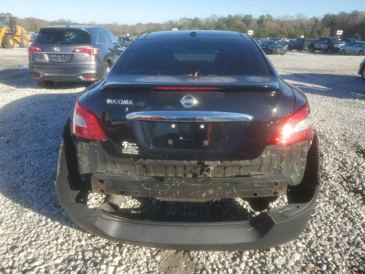 2010 Nissan Maxima 3.5 S Black vin: 1N4AA5AP6AC848965