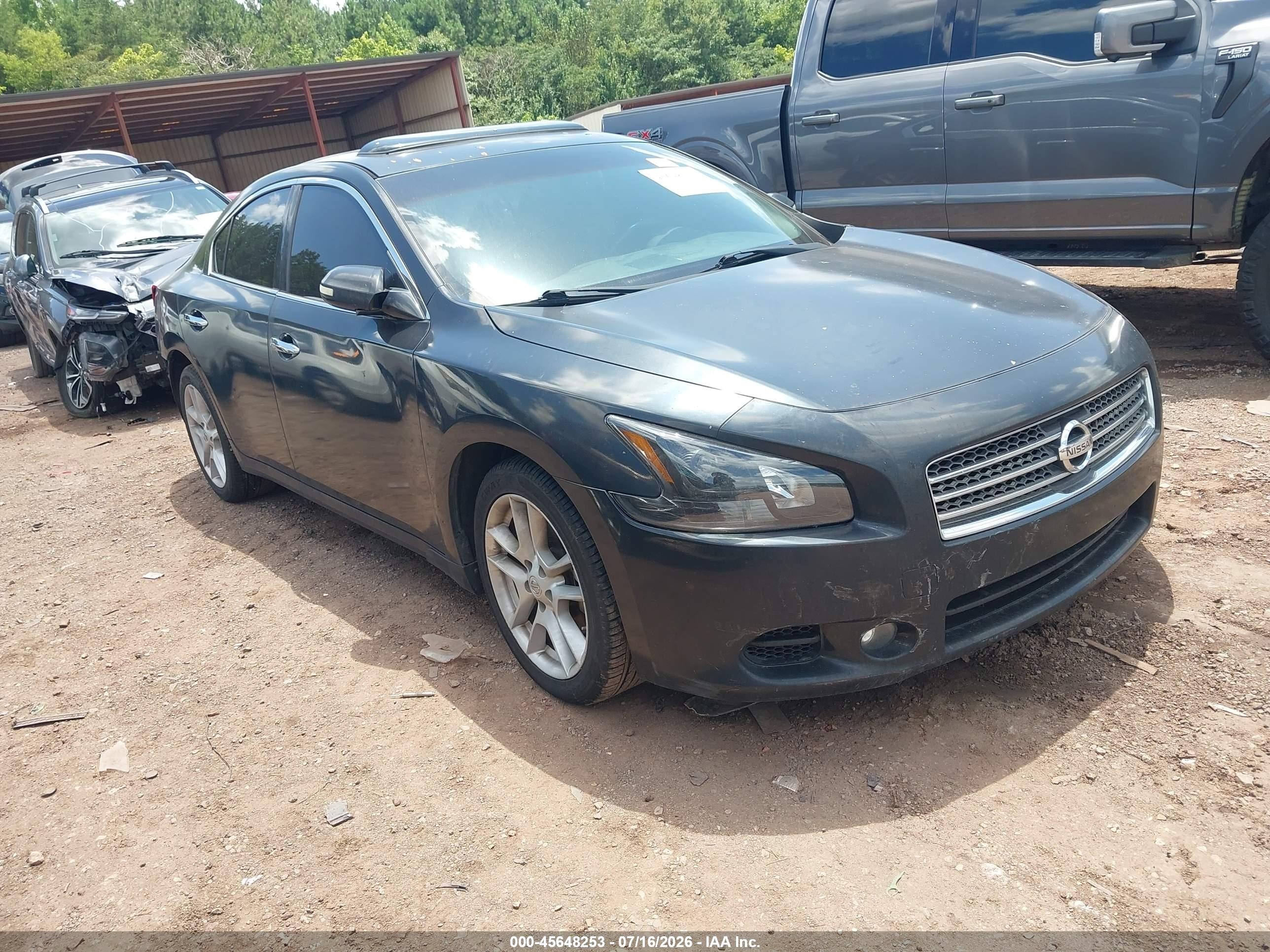2010 Nissan Maxima 3.5 Sv Black vin: 1N4AA5AP6AC863451