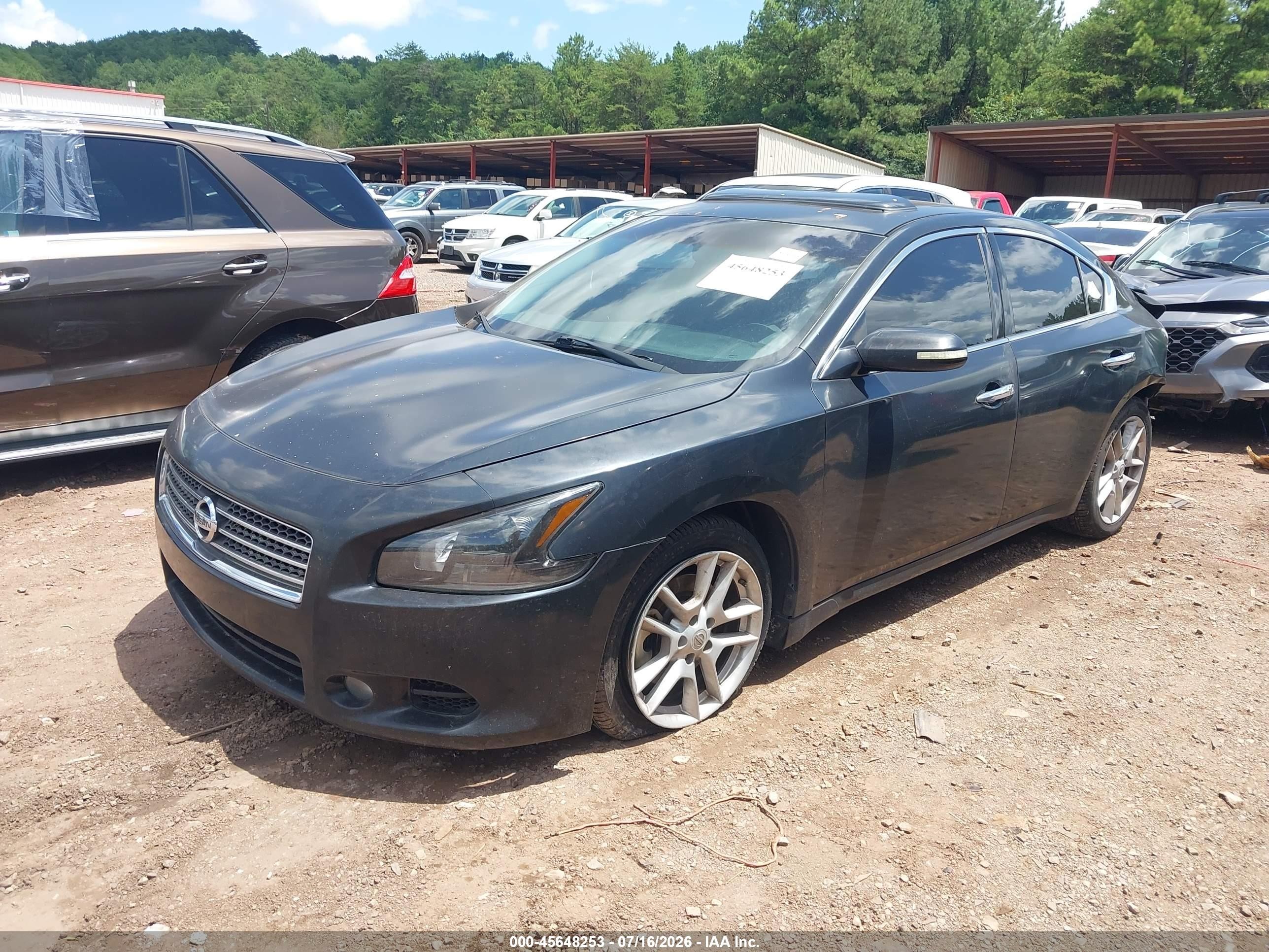 2010 Nissan Maxima 3.5 Sv Black vin: 1N4AA5AP6AC863451