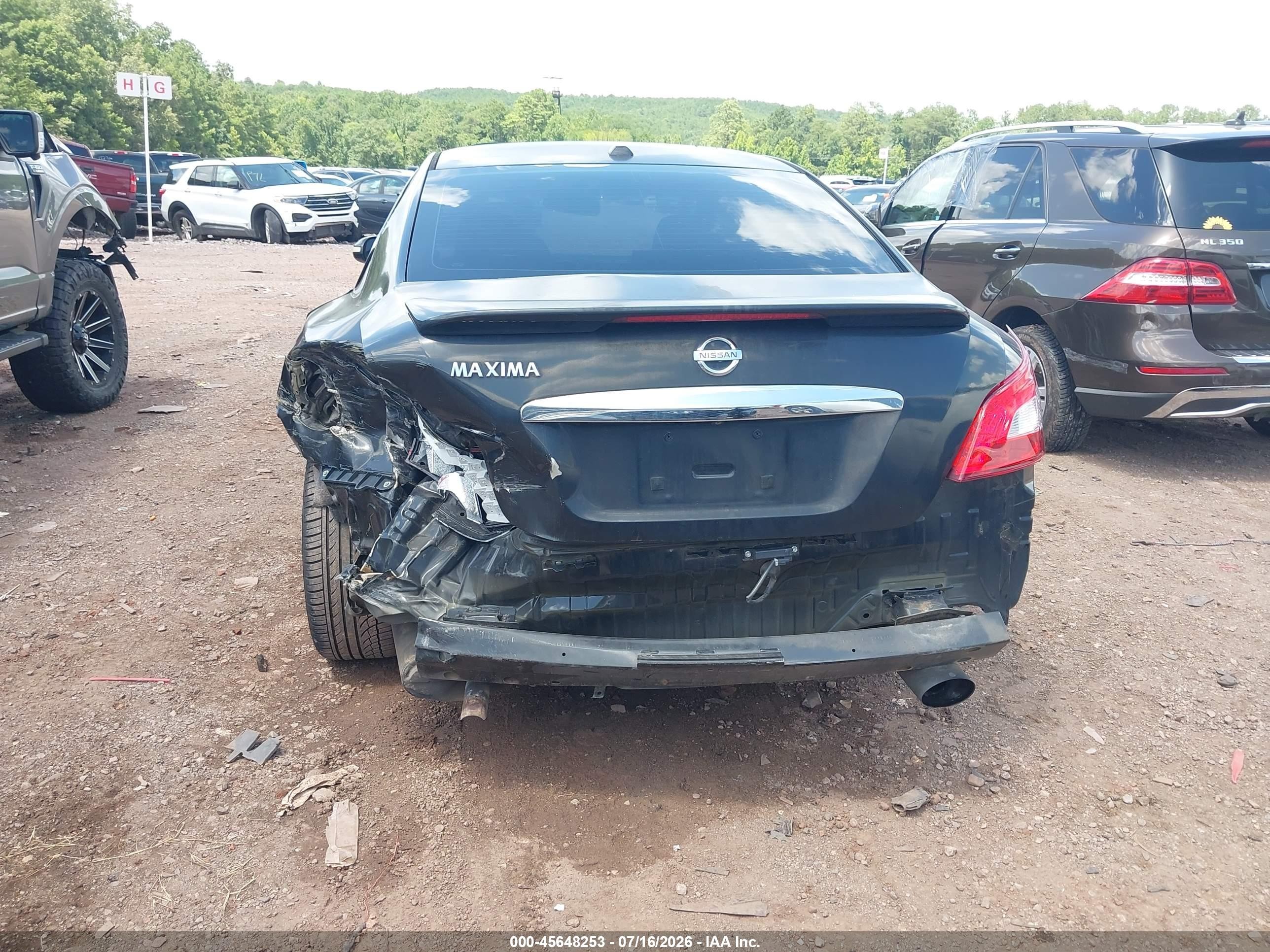 2010 Nissan Maxima 3.5 Sv Black vin: 1N4AA5AP6AC863451