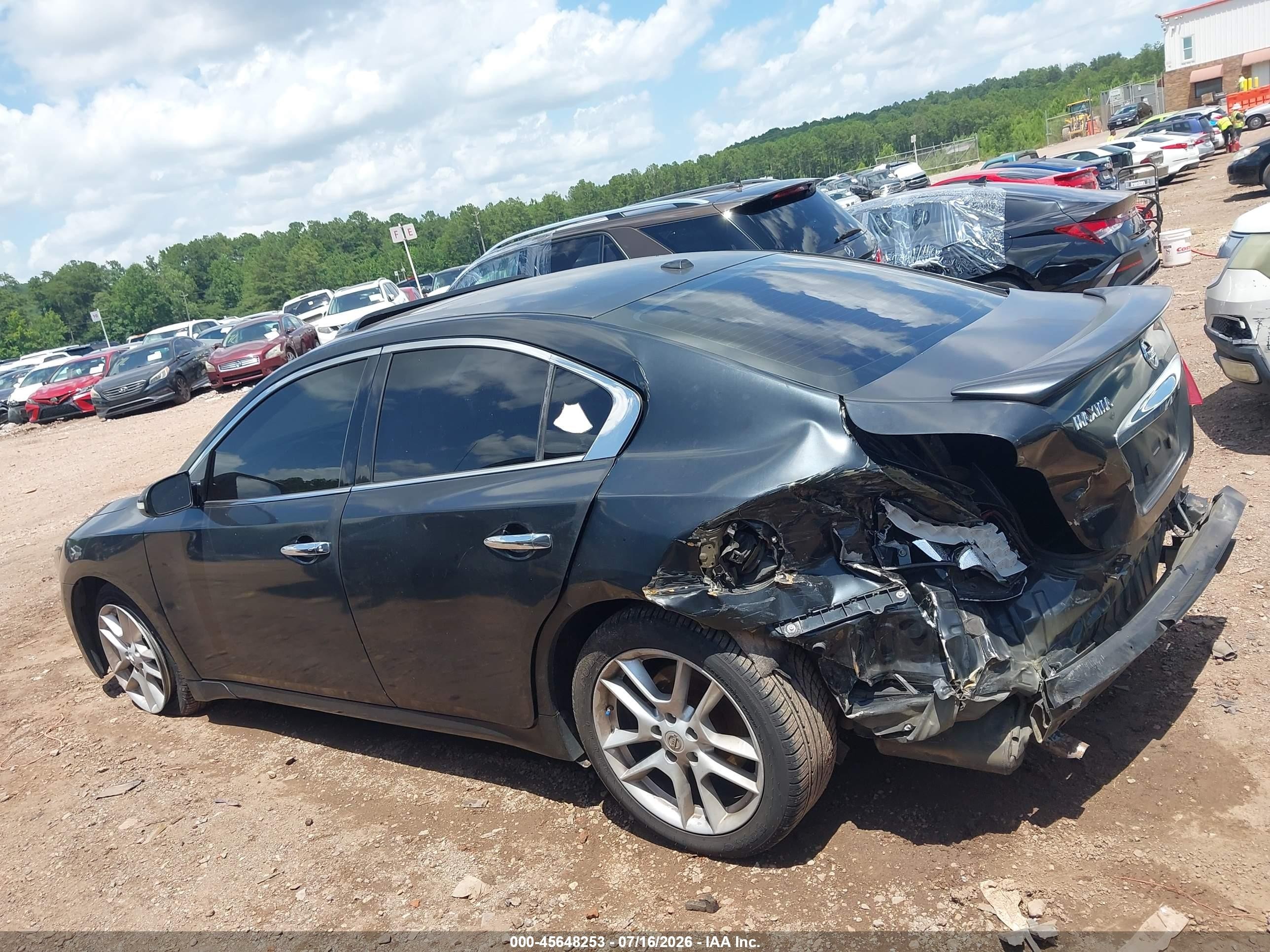 2010 Nissan Maxima 3.5 Sv Black vin: 1N4AA5AP6AC863451