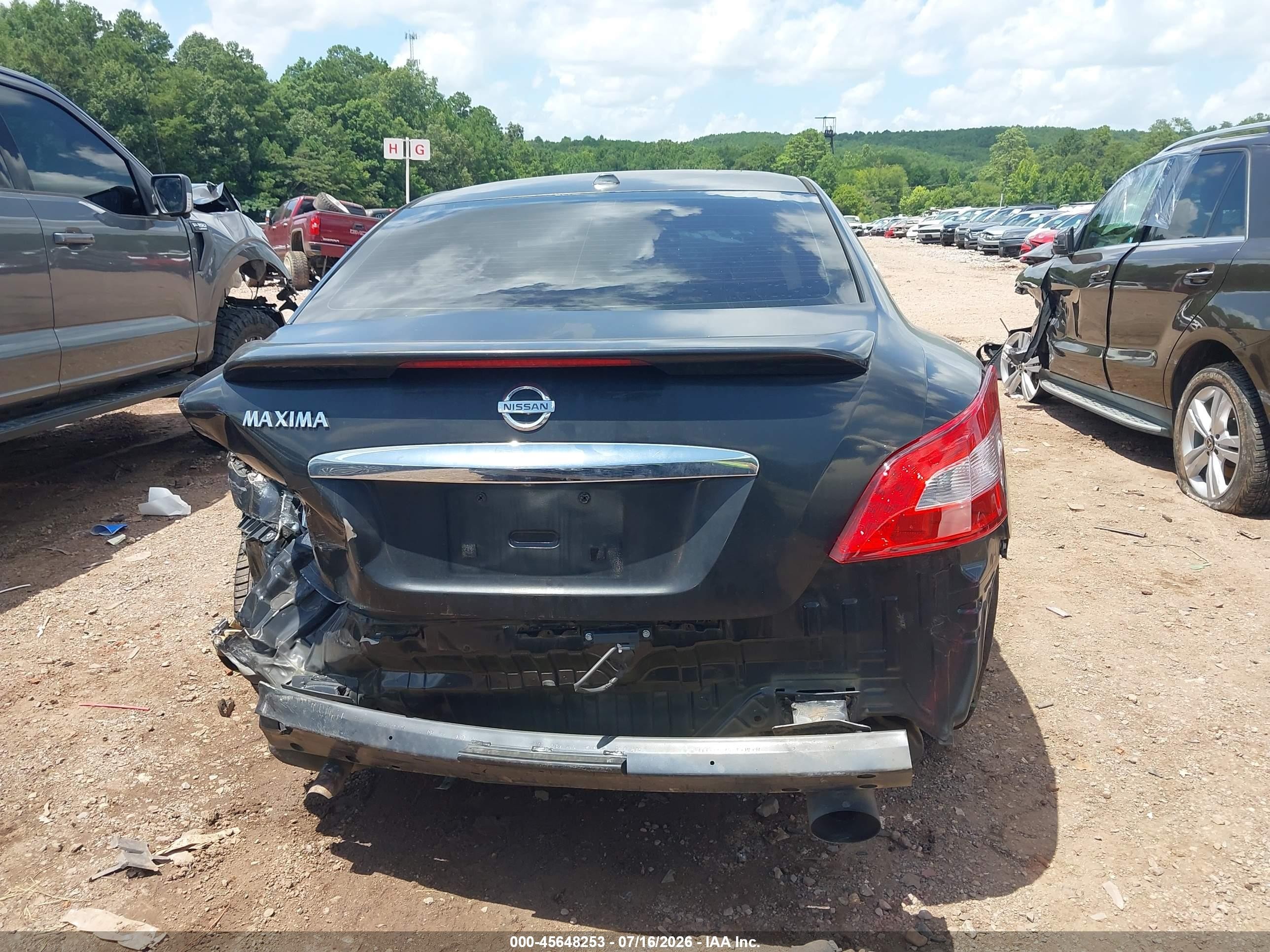 2010 Nissan Maxima 3.5 Sv Black vin: 1N4AA5AP6AC863451