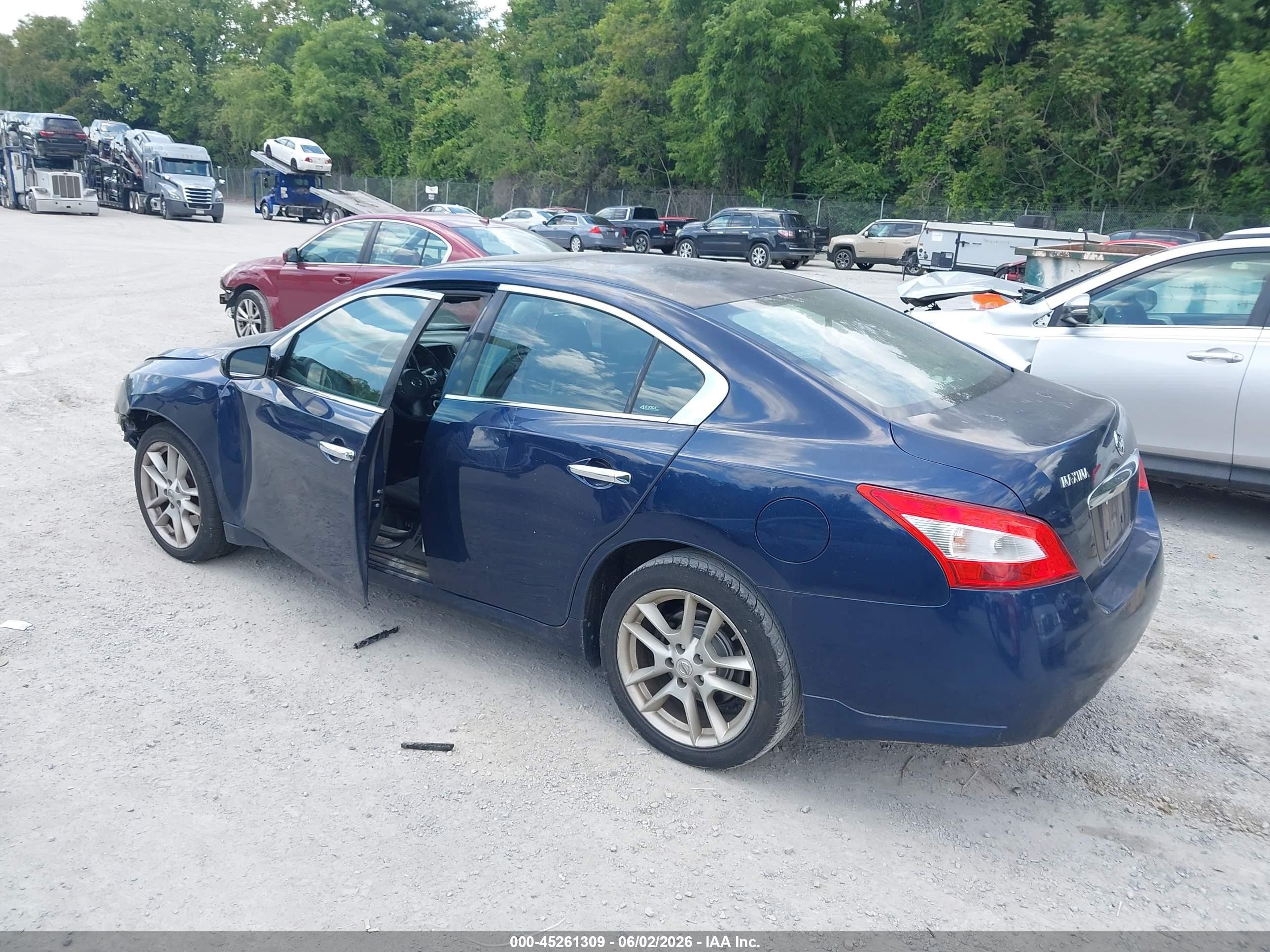 2010 Nissan Maxima 3.5 S Blue vin: 1N4AA5AP6AC873770