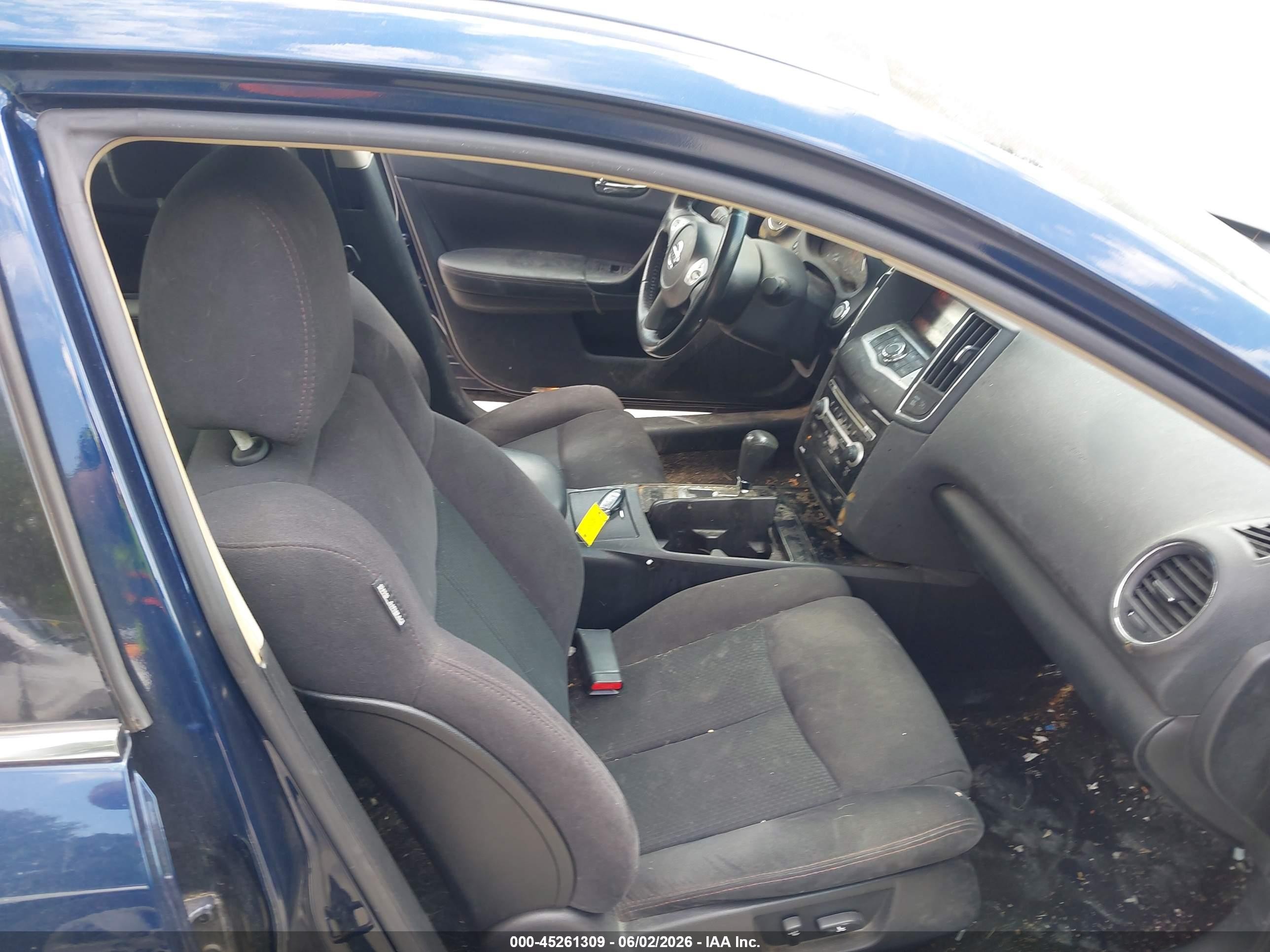 2010 Nissan Maxima 3.5 S Blue vin: 1N4AA5AP6AC873770