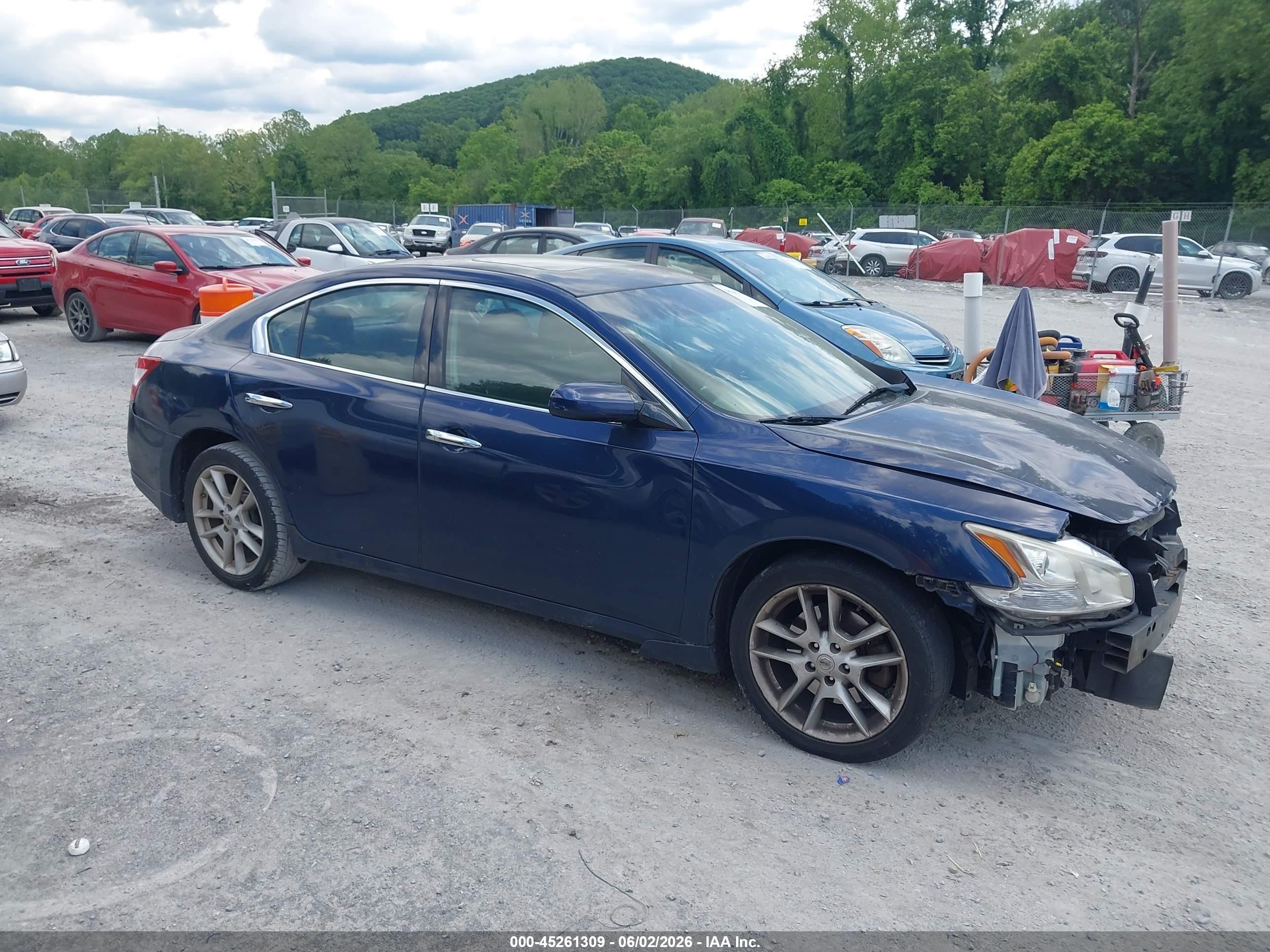 2010 Nissan Maxima 3.5 S Blue vin: 1N4AA5AP6AC873770
