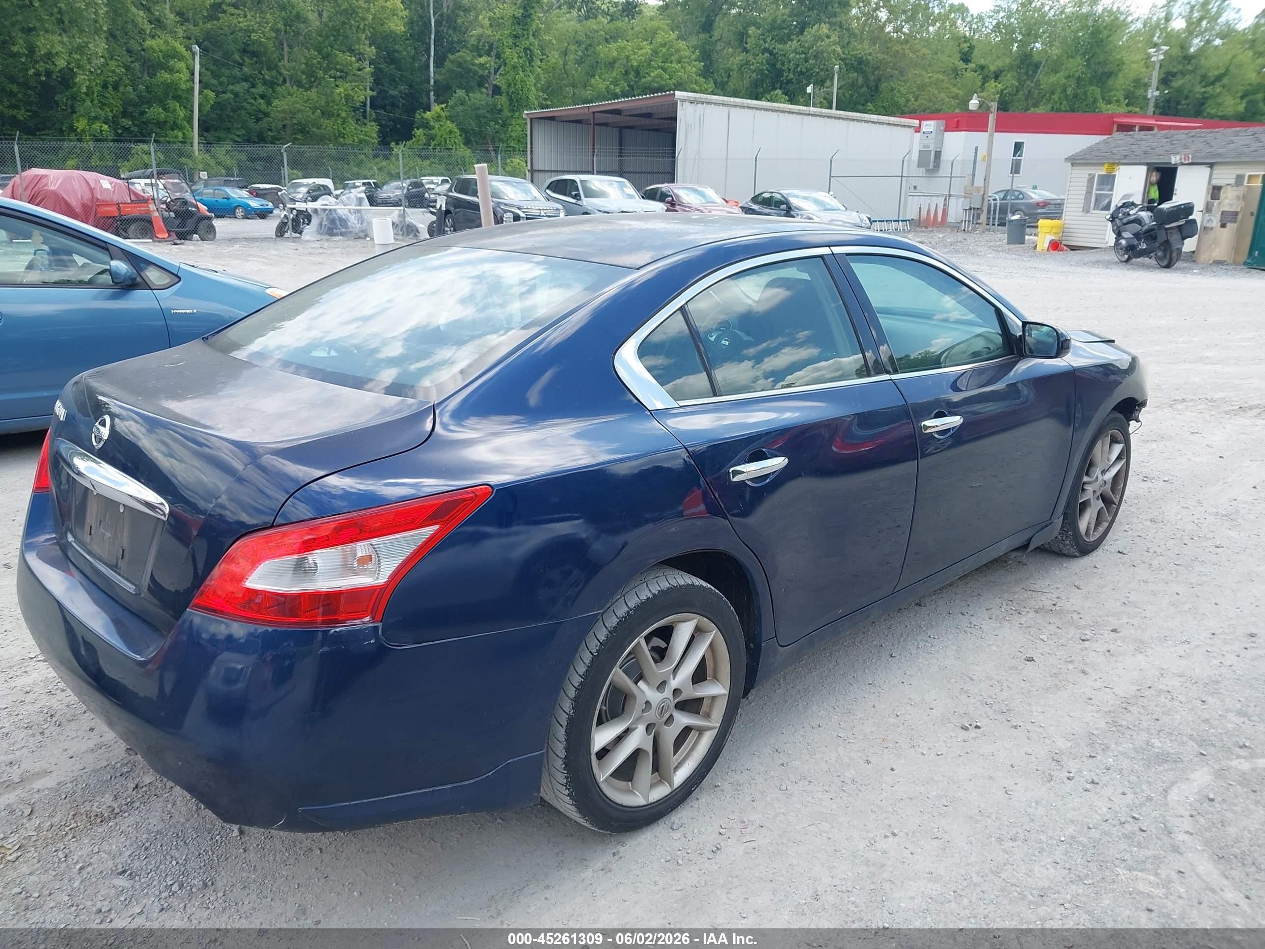 2010 Nissan Maxima 3.5 S Blue vin: 1N4AA5AP6AC873770