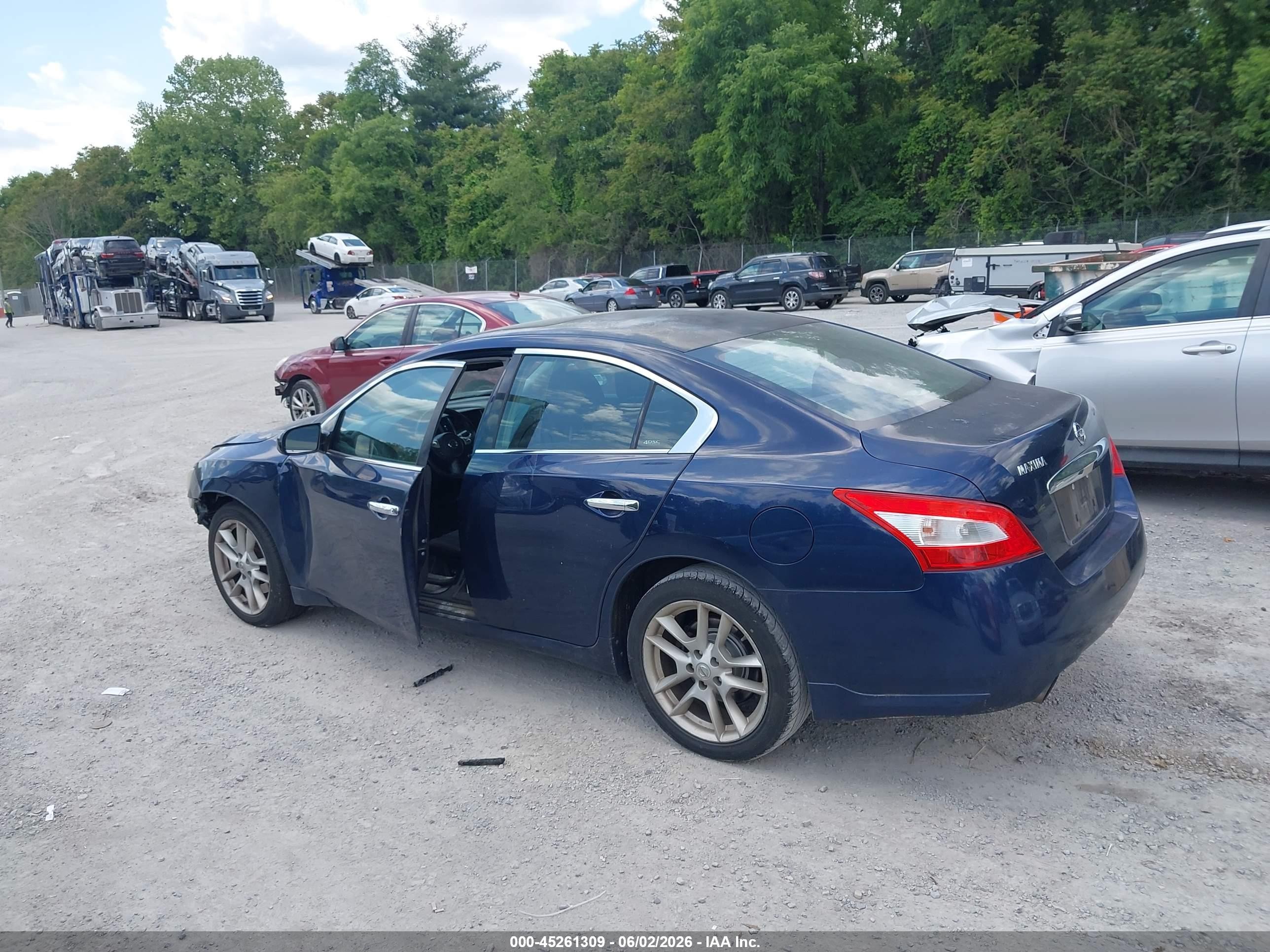 2010 Nissan Maxima 3.5 S Blue vin: 1N4AA5AP6AC873770