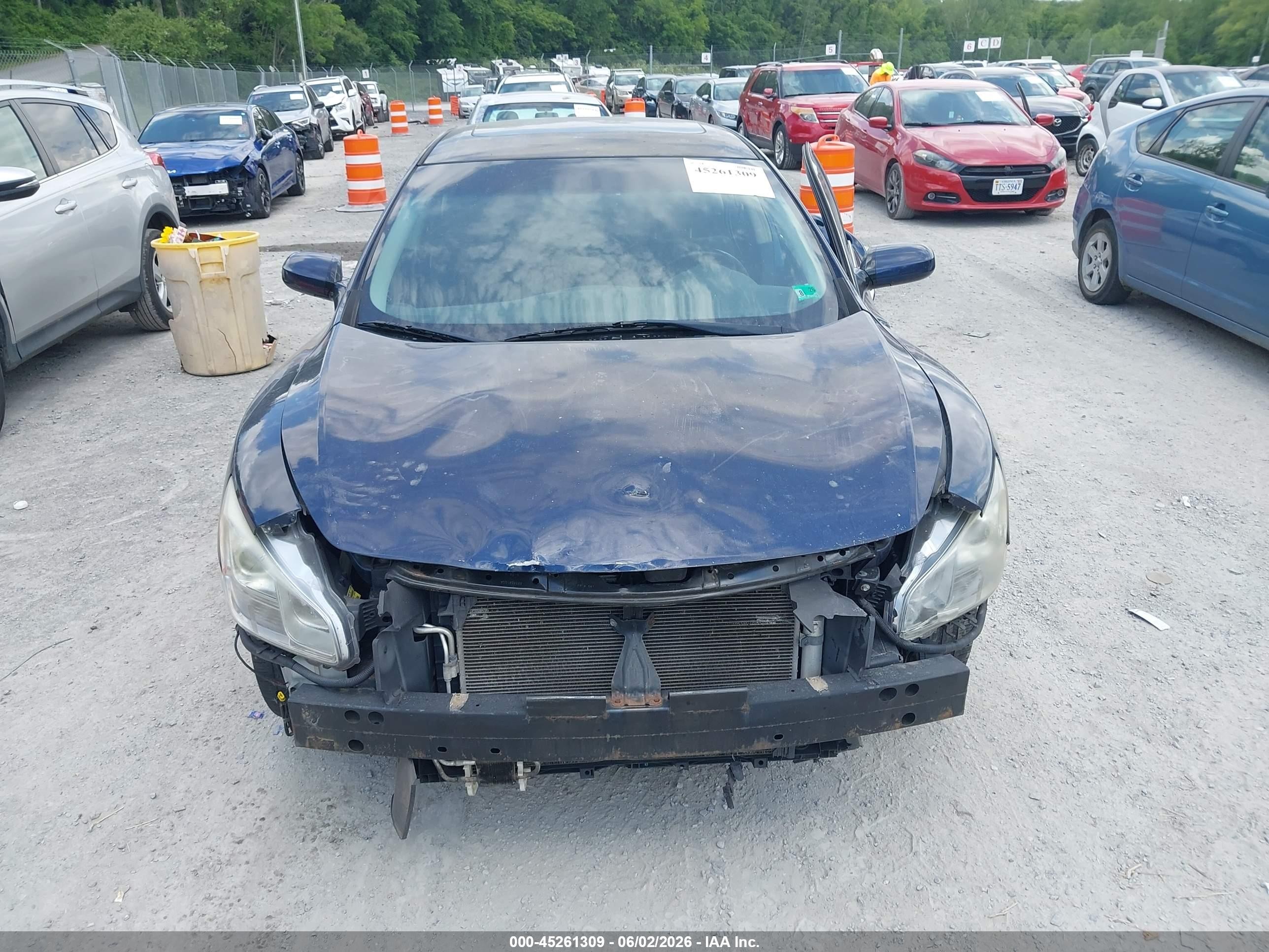 2010 Nissan Maxima 3.5 S Blue vin: 1N4AA5AP6AC873770