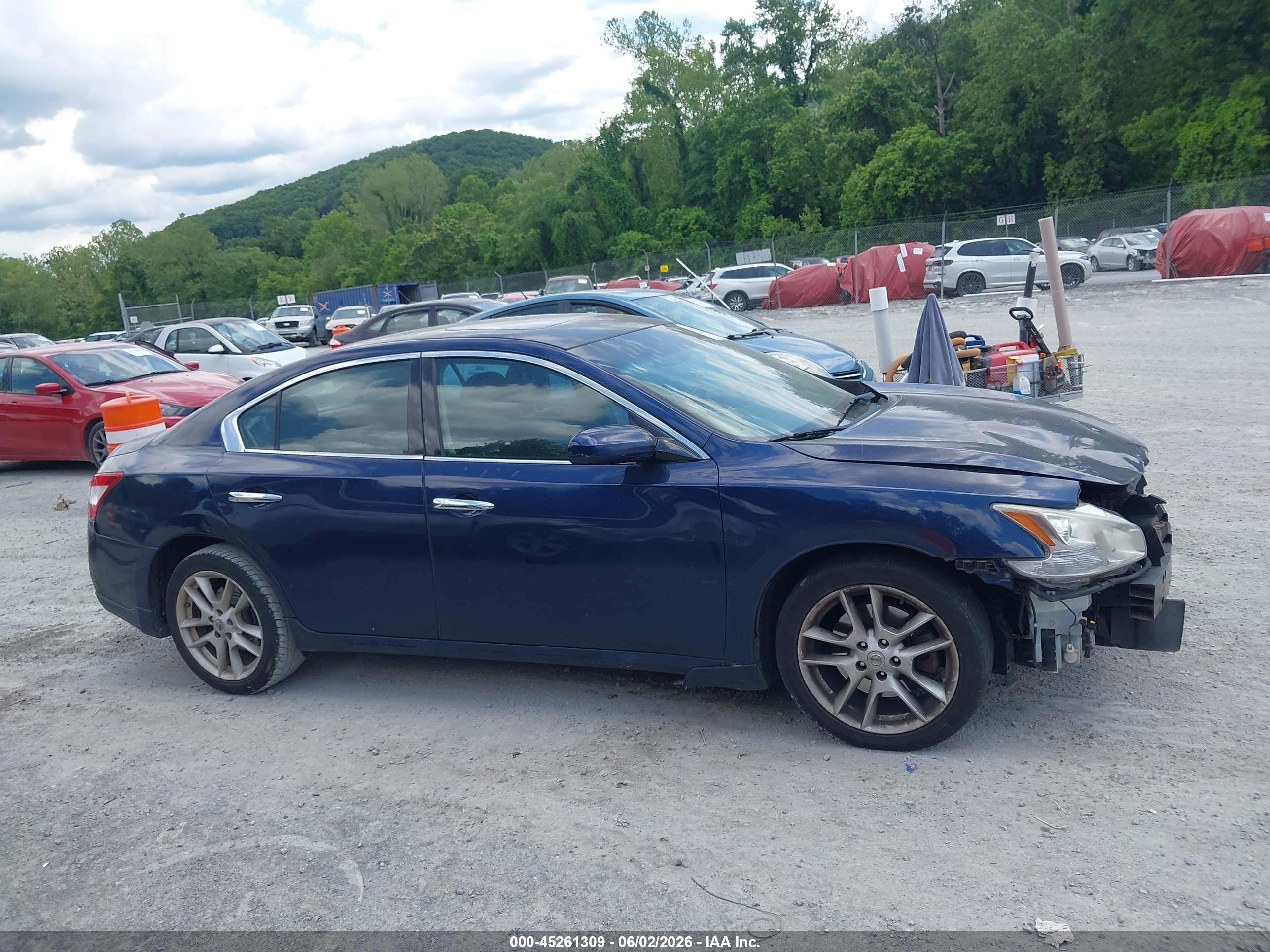 2010 Nissan Maxima 3.5 S Blue vin: 1N4AA5AP6AC873770