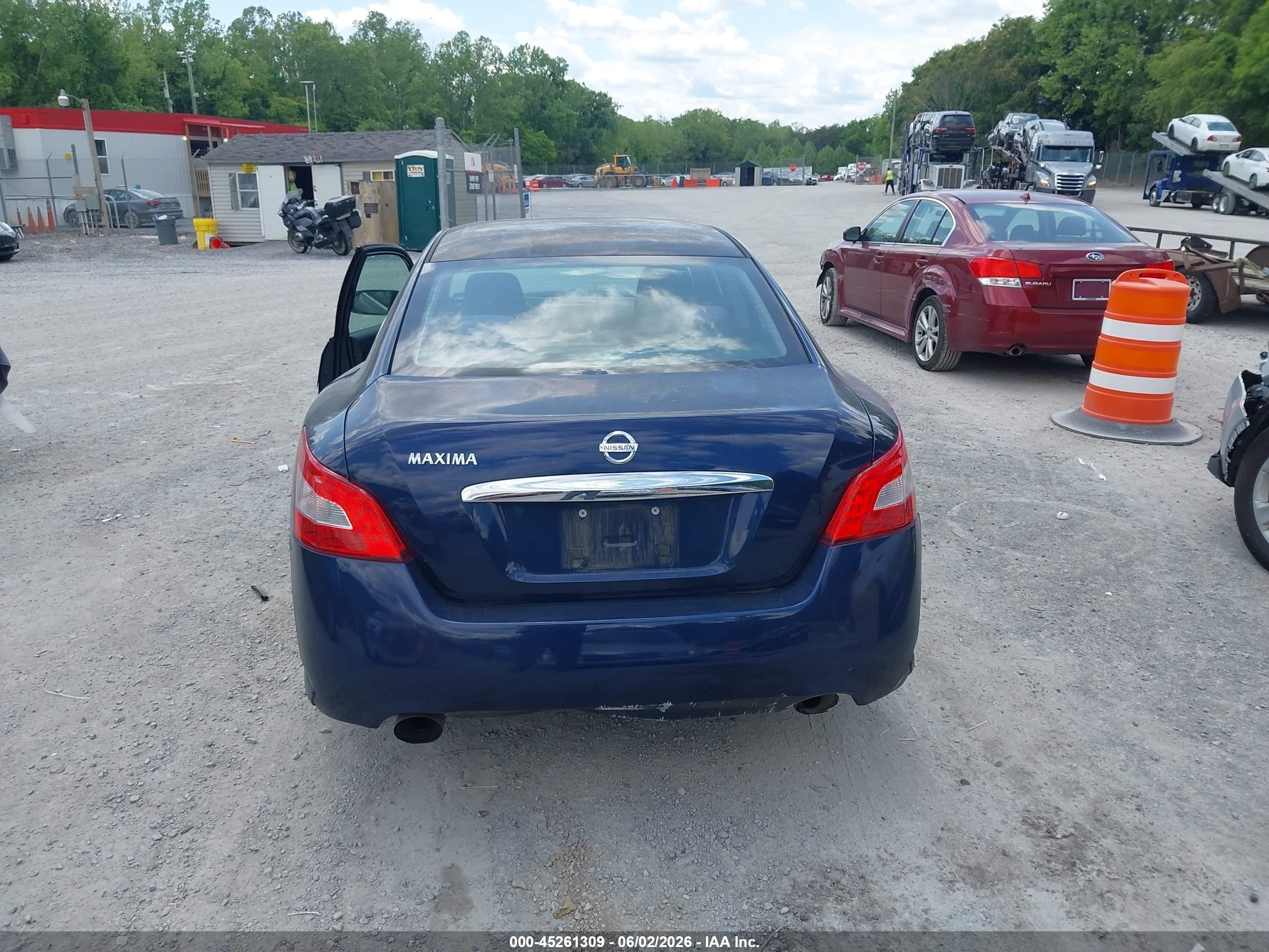 2010 Nissan Maxima 3.5 S Blue vin: 1N4AA5AP6AC873770
