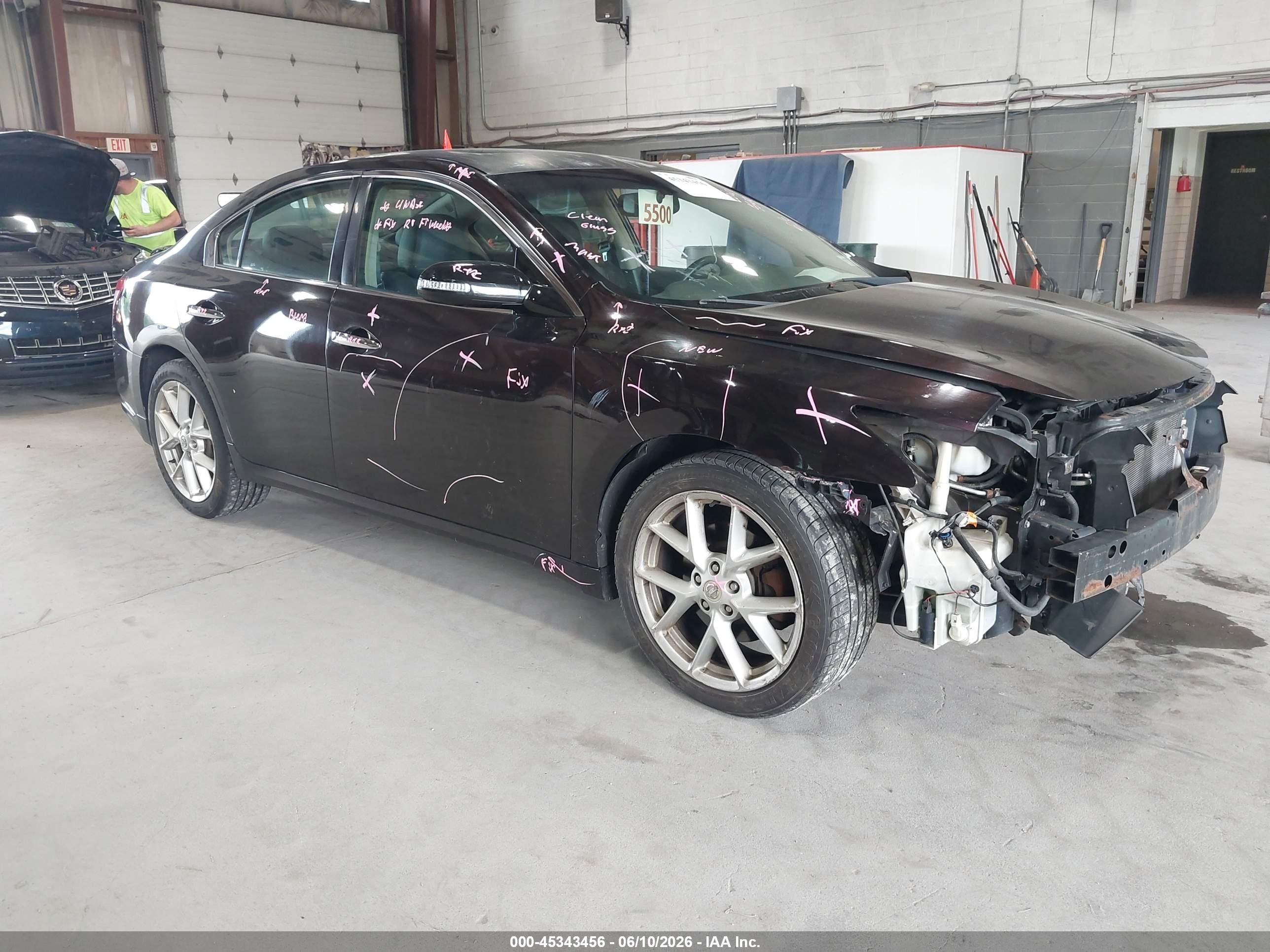 2010 Nissan Maxima 3.5 Sv Brown vin: 1N4AA5AP6AC874398