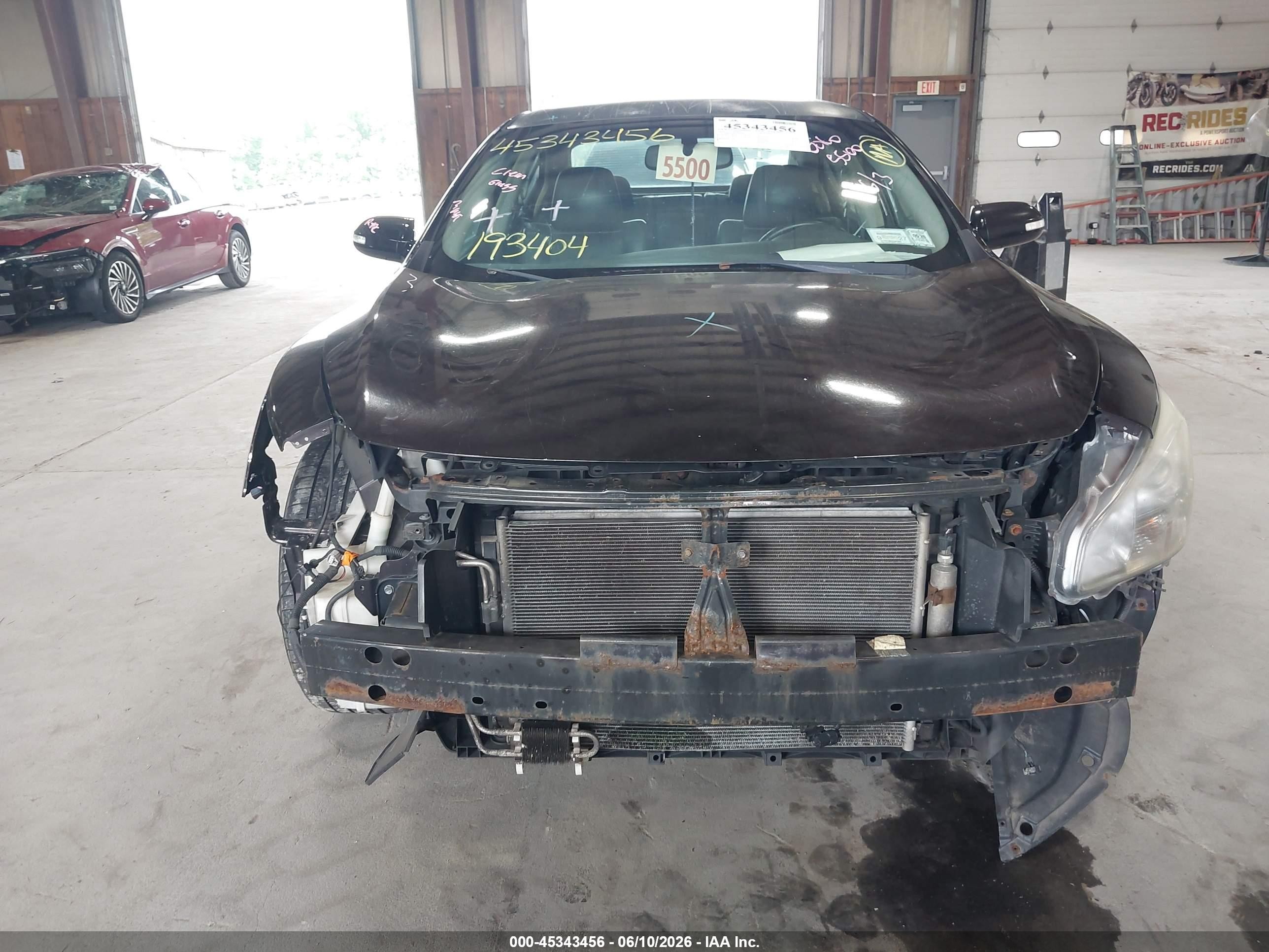 2010 Nissan Maxima 3.5 Sv Brown vin: 1N4AA5AP6AC874398