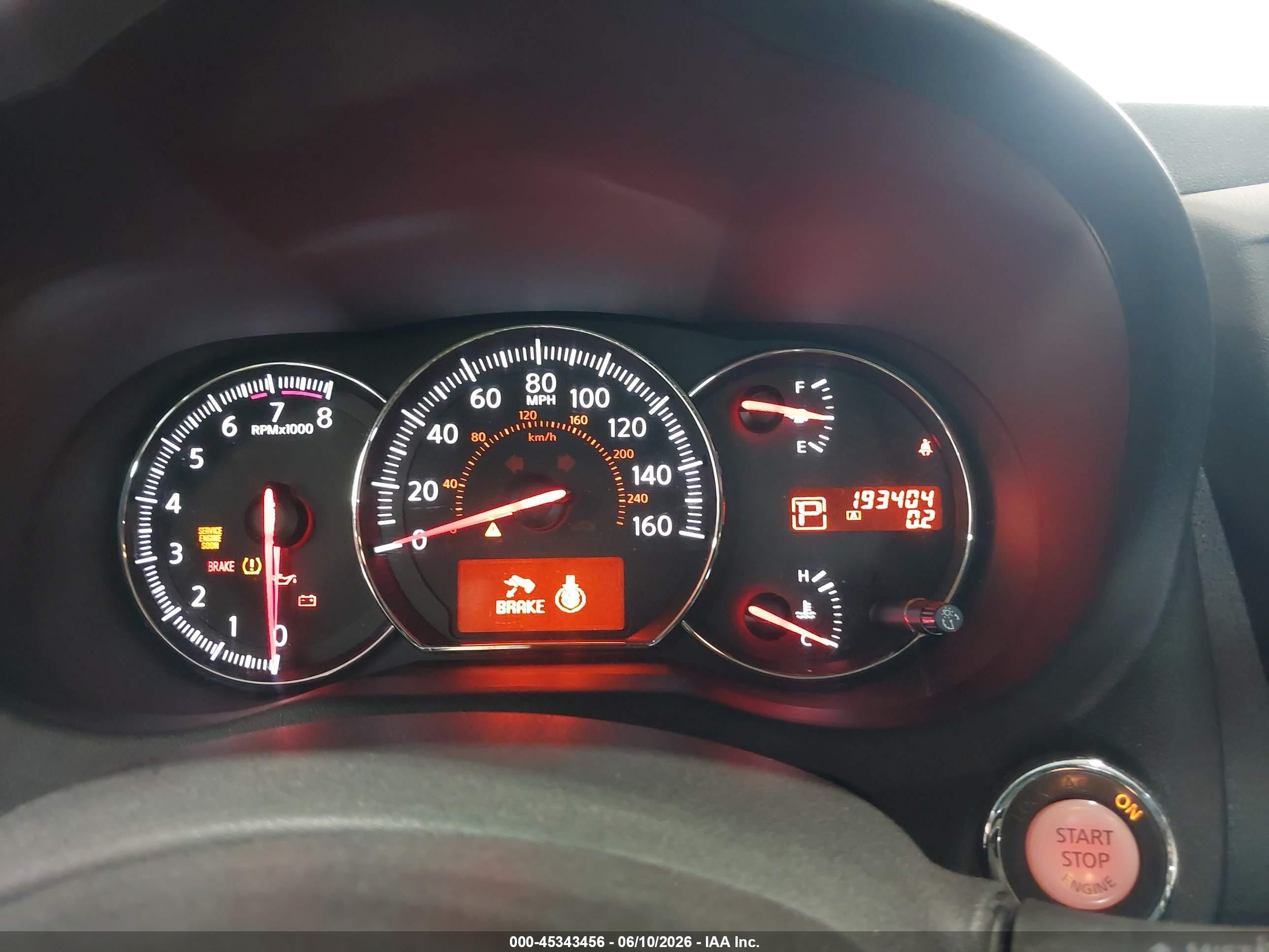 2010 Nissan Maxima 3.5 Sv Brown vin: 1N4AA5AP6AC874398