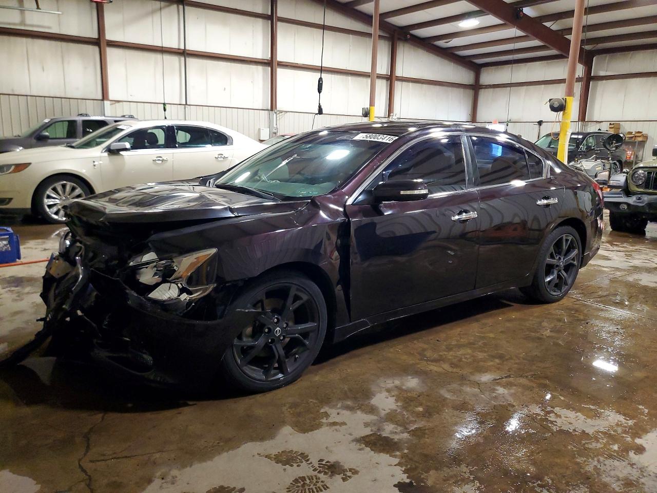 2011 Nissan Maxima 3.5 S Purple vin: 1N4AA5AP6BC801386