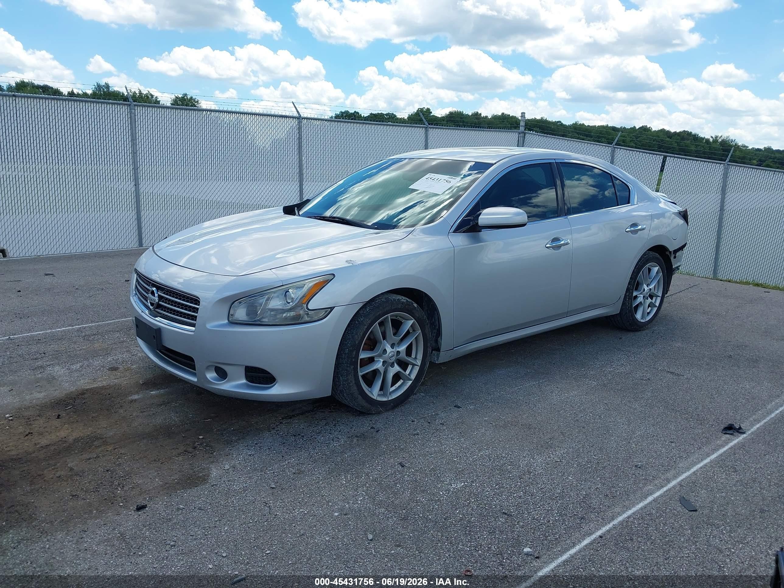 2011 Nissan Maxima 3.5 S Серебряный vin: 1N4AA5AP6BC817250