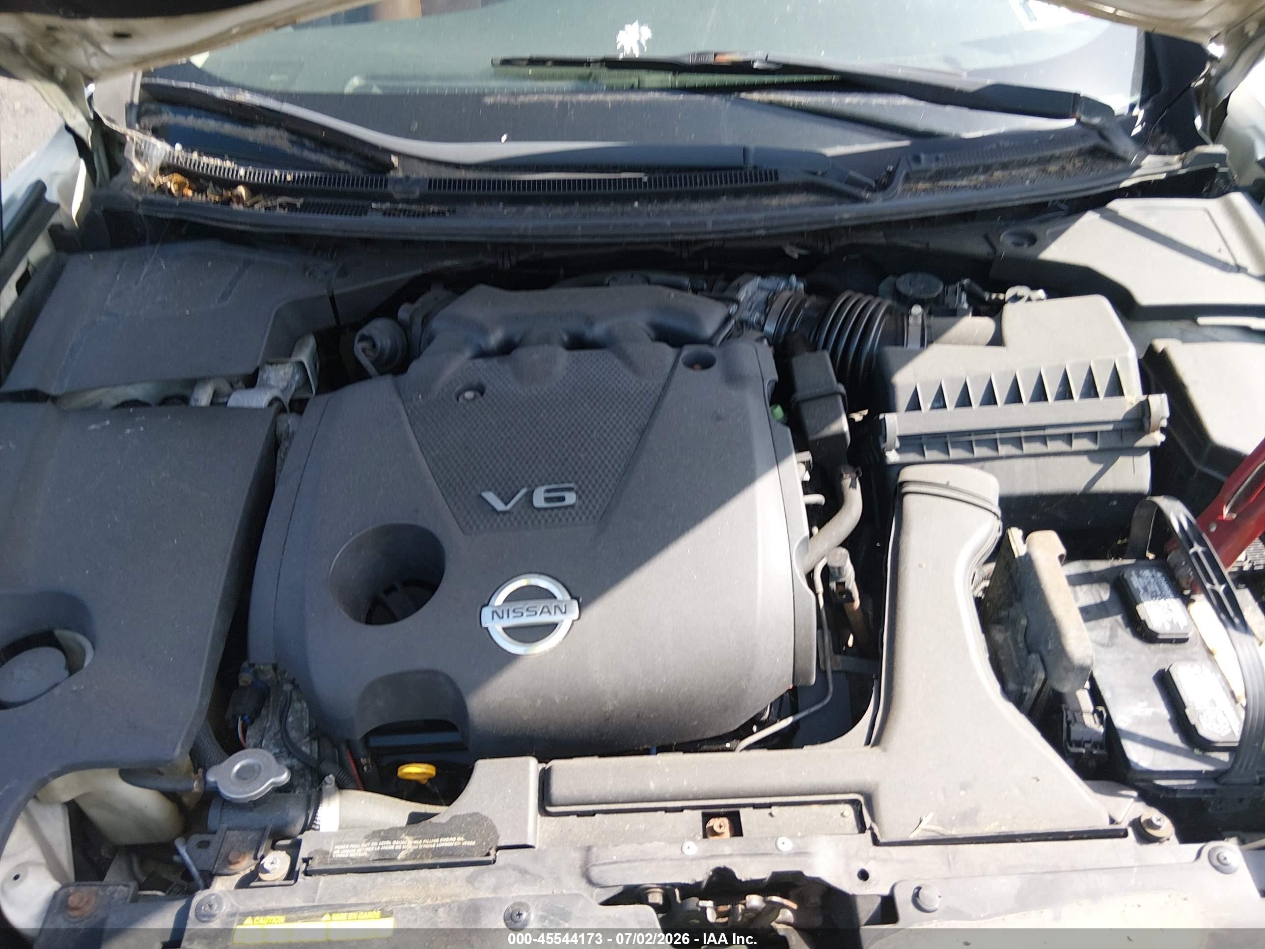 2011 Nissan Maxima 3.5 S White vin: 1N4AA5AP6BC825316