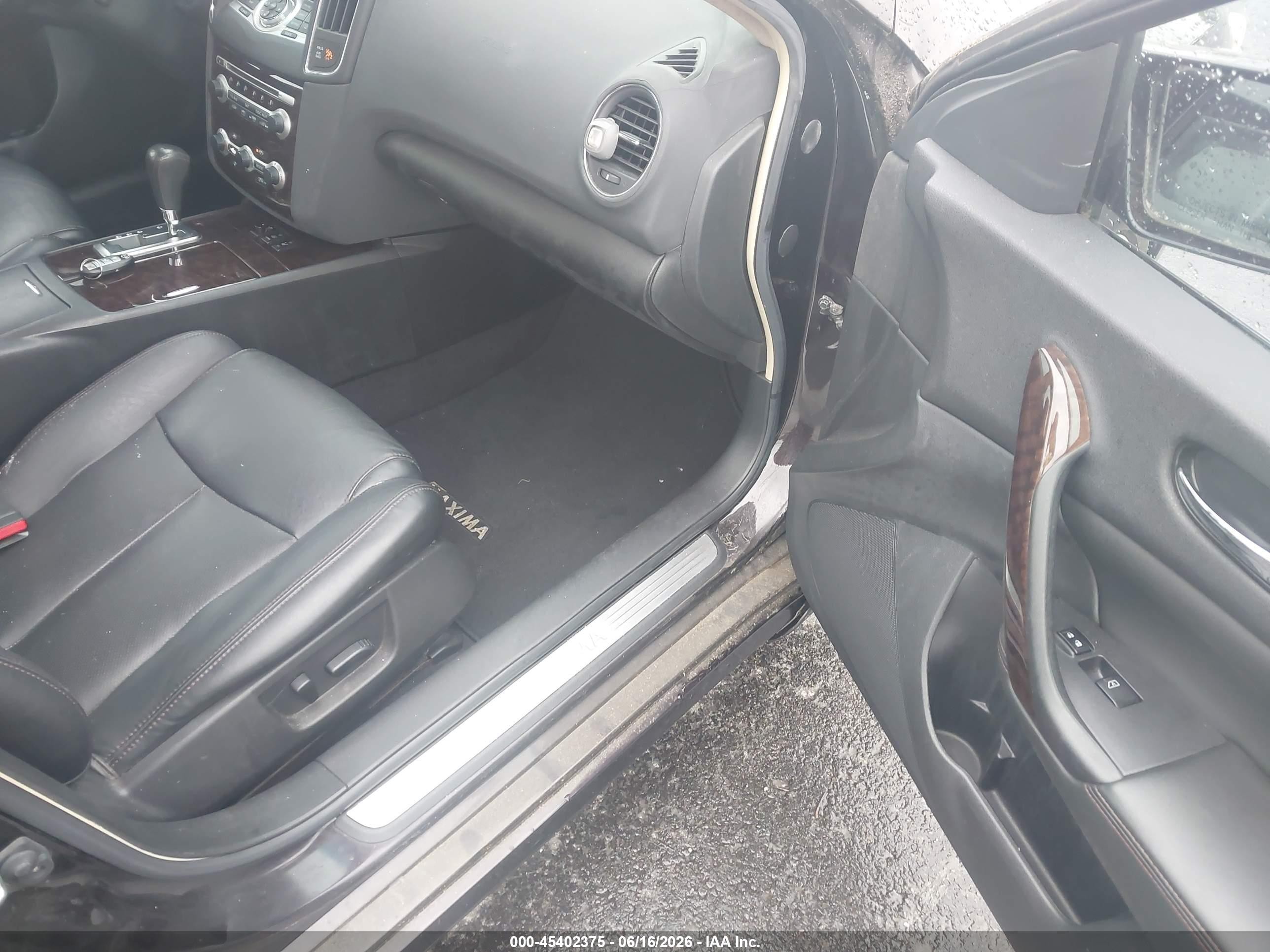 2011 Nissan Maxima 3.5 Sv Purple vin: 1N4AA5AP6BC837854