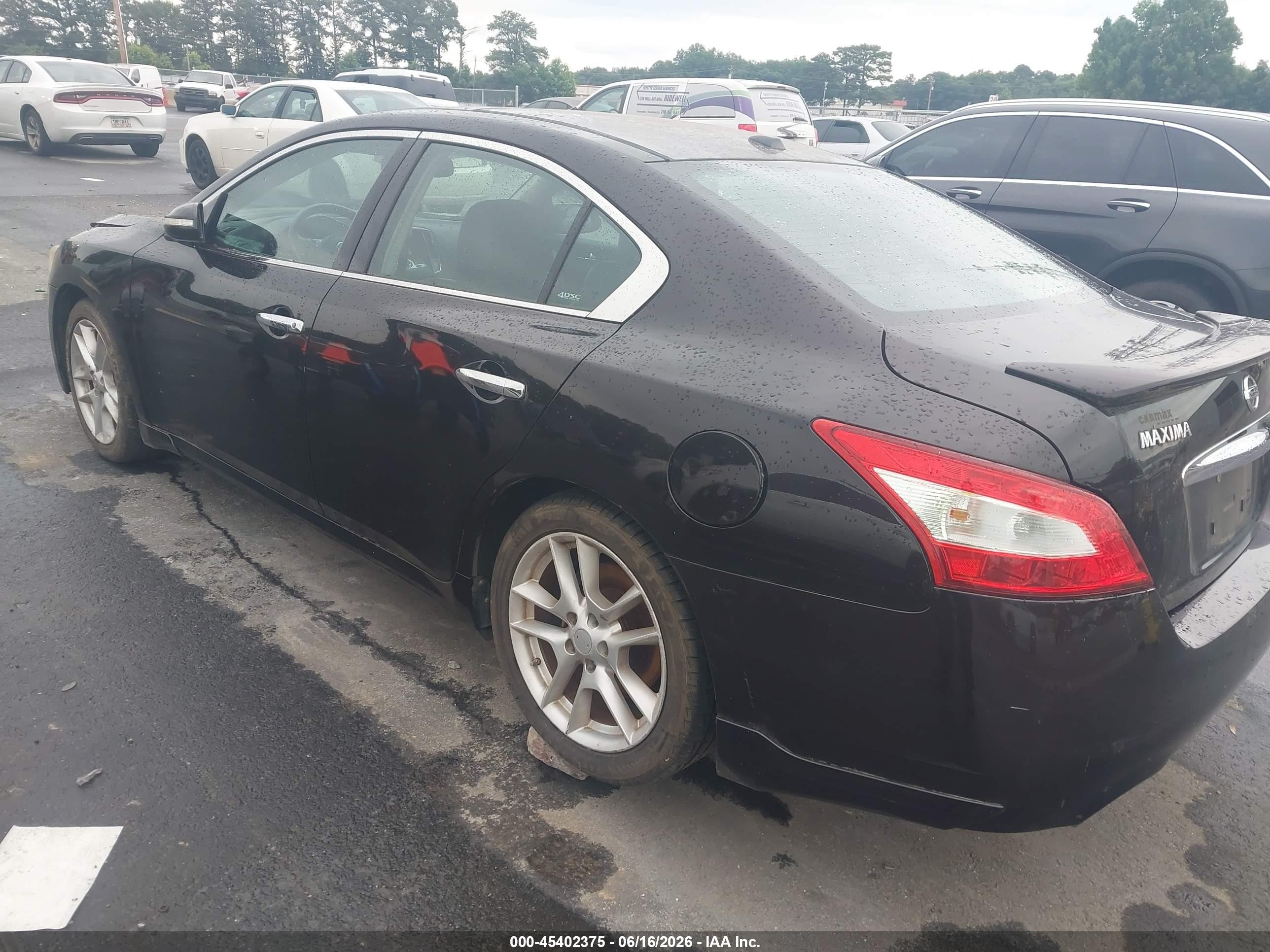 2011 Nissan Maxima 3.5 Sv Purple vin: 1N4AA5AP6BC837854
