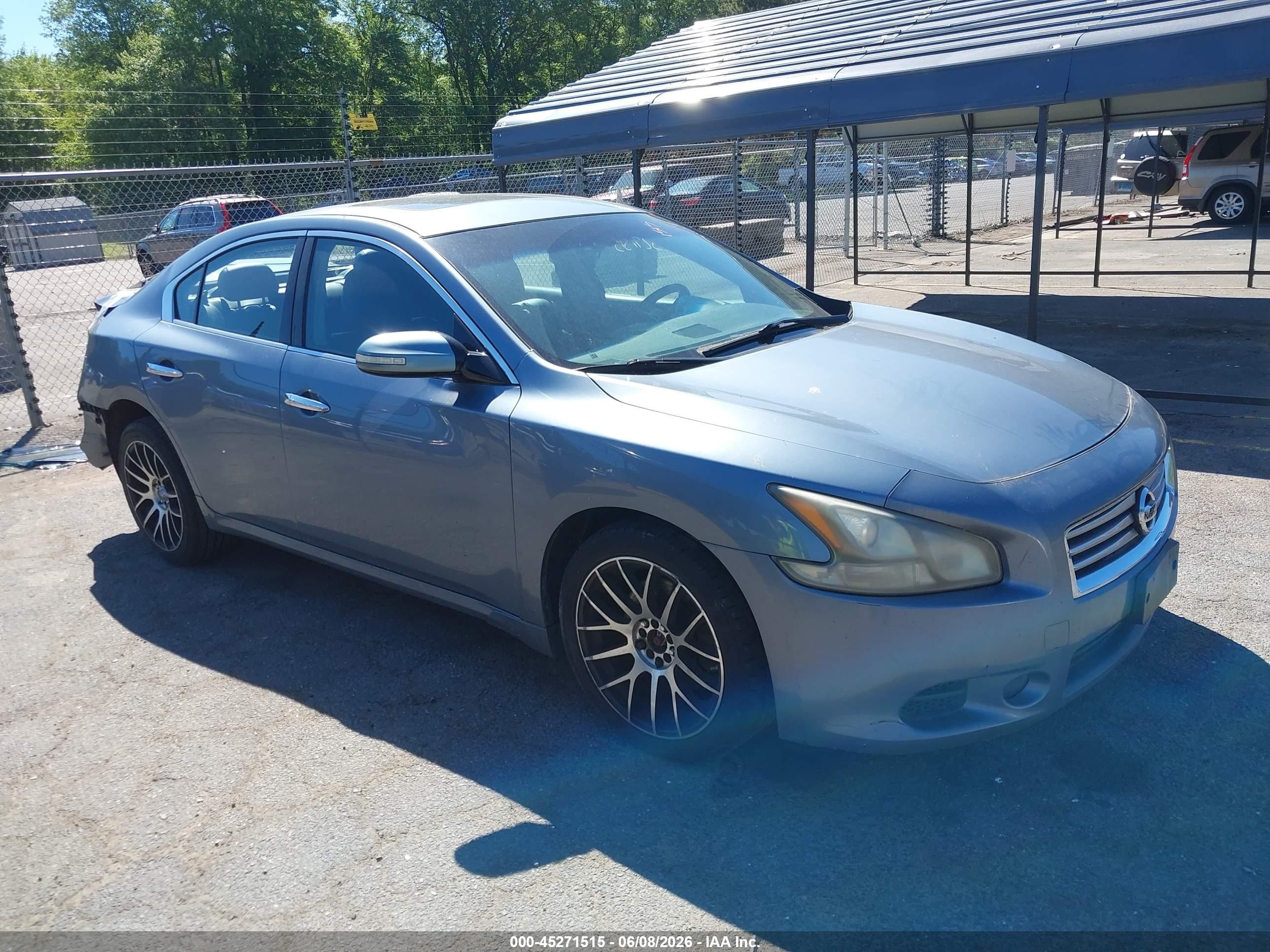 2011 Nissan Maxima 3.5 Sv Blue vin: 1N4AA5AP6BC839670