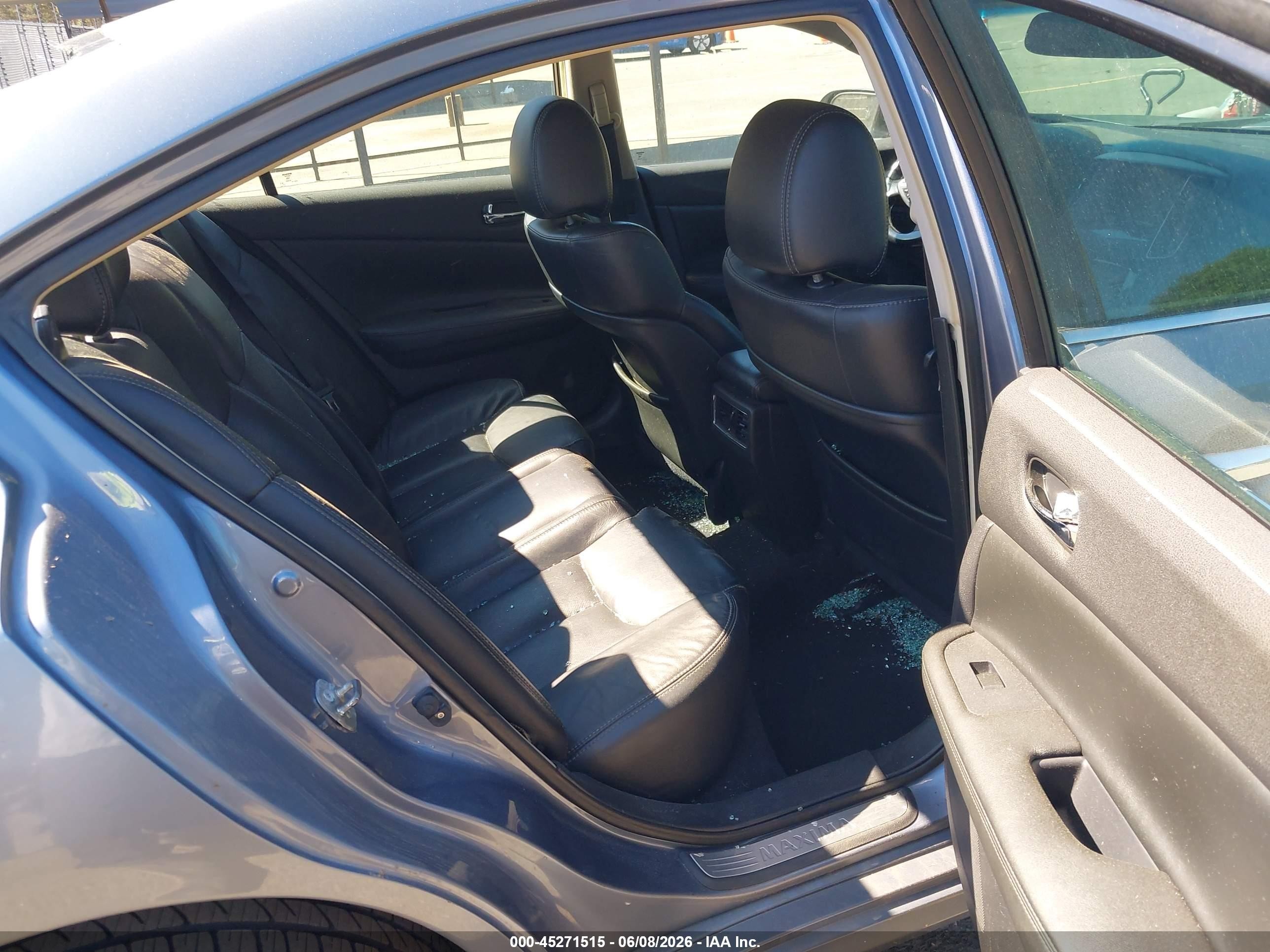 2011 Nissan Maxima 3.5 Sv Blue vin: 1N4AA5AP6BC839670