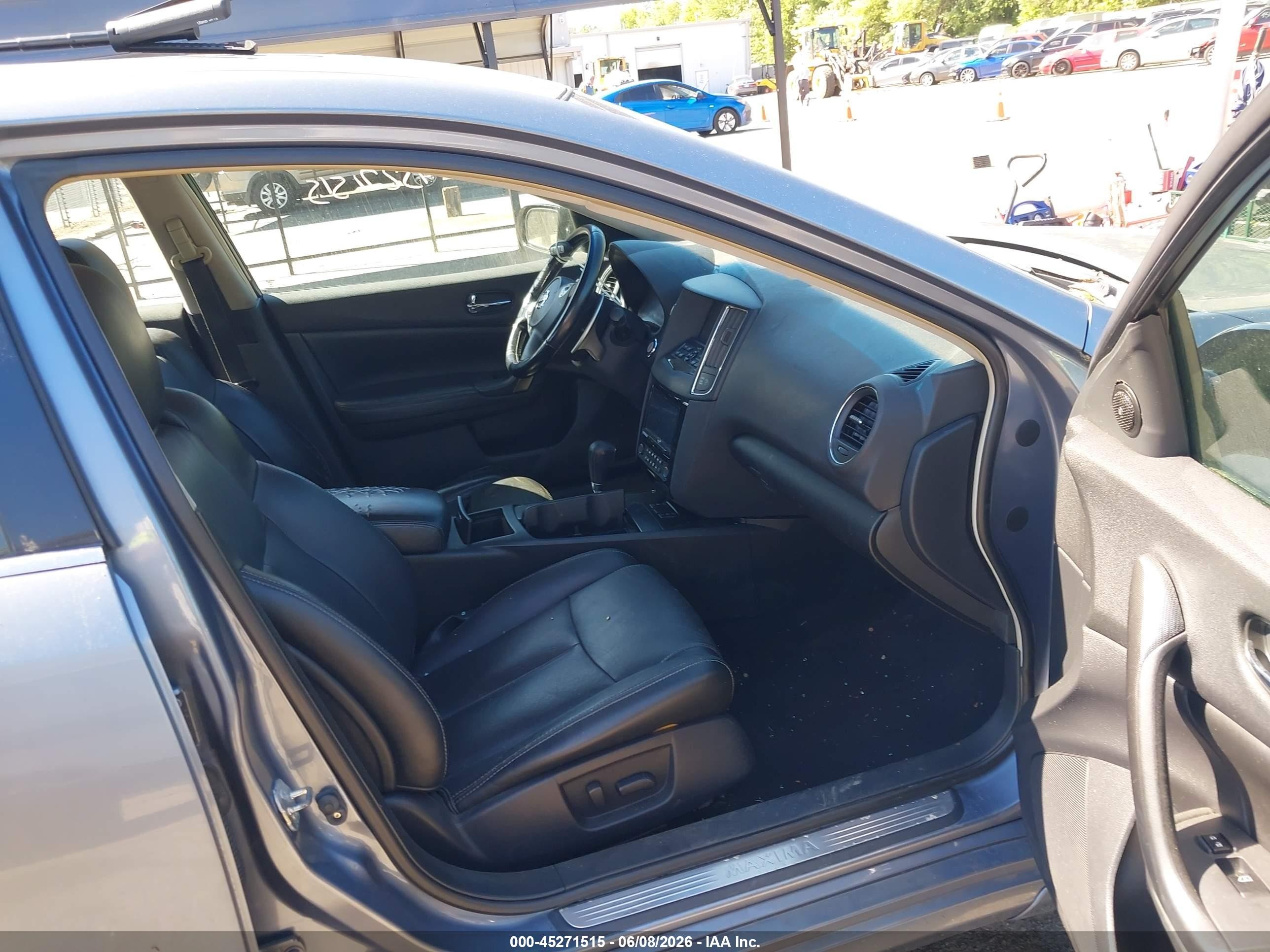 2011 Nissan Maxima 3.5 Sv Blue vin: 1N4AA5AP6BC839670