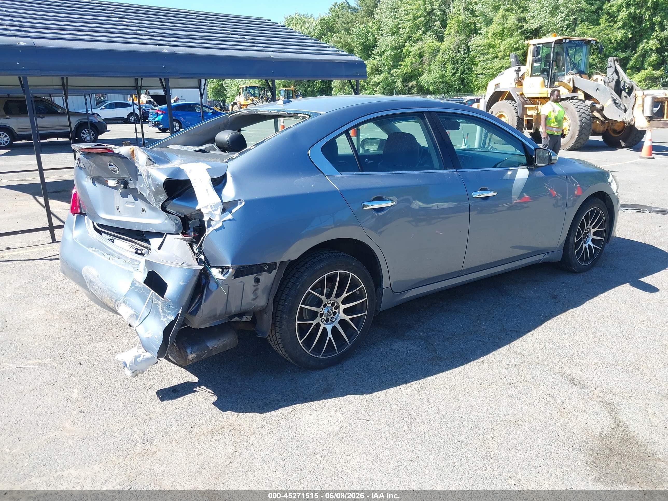 2011 Nissan Maxima 3.5 Sv Blue vin: 1N4AA5AP6BC839670