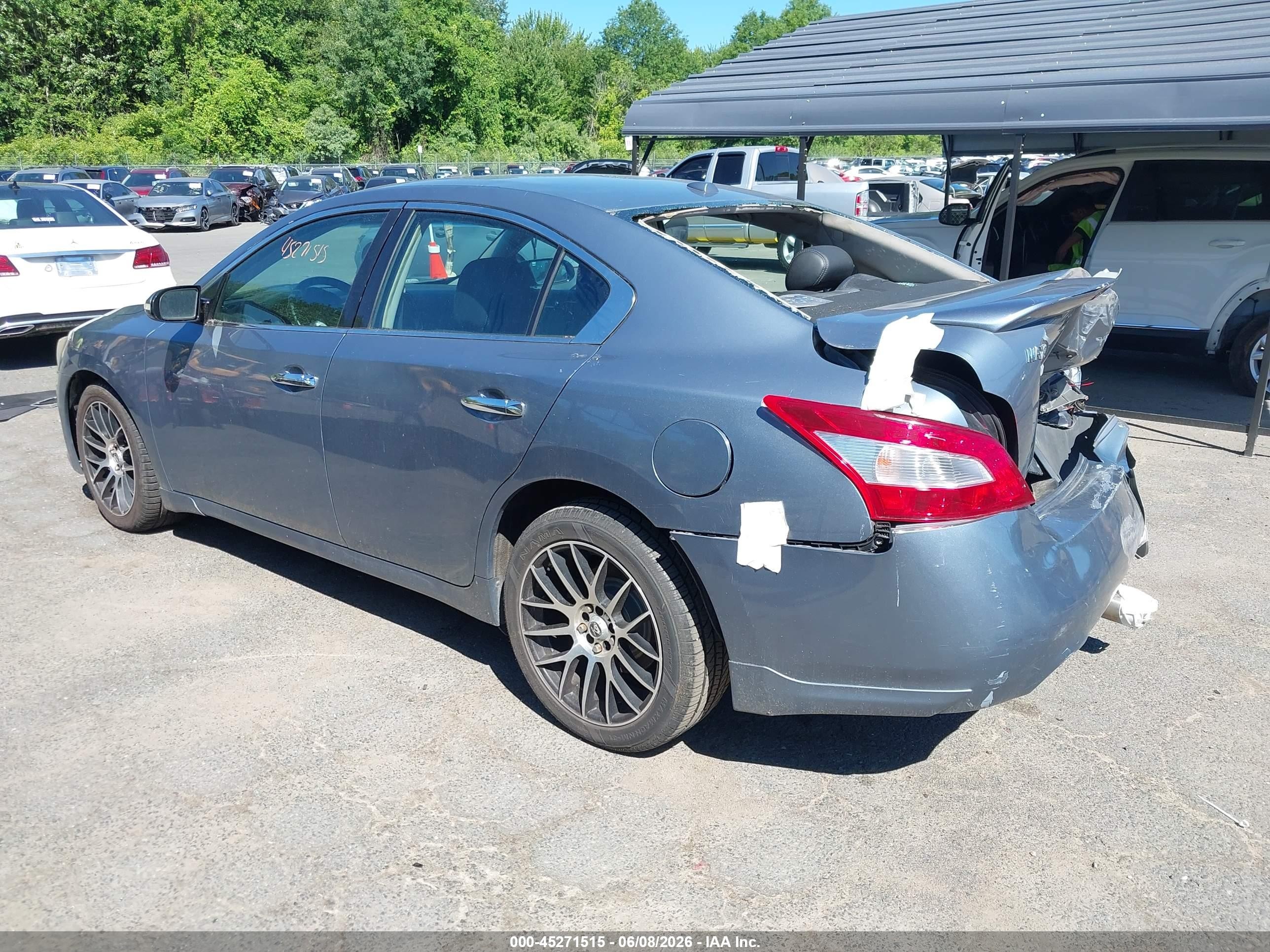 2011 Nissan Maxima 3.5 Sv Blue vin: 1N4AA5AP6BC839670