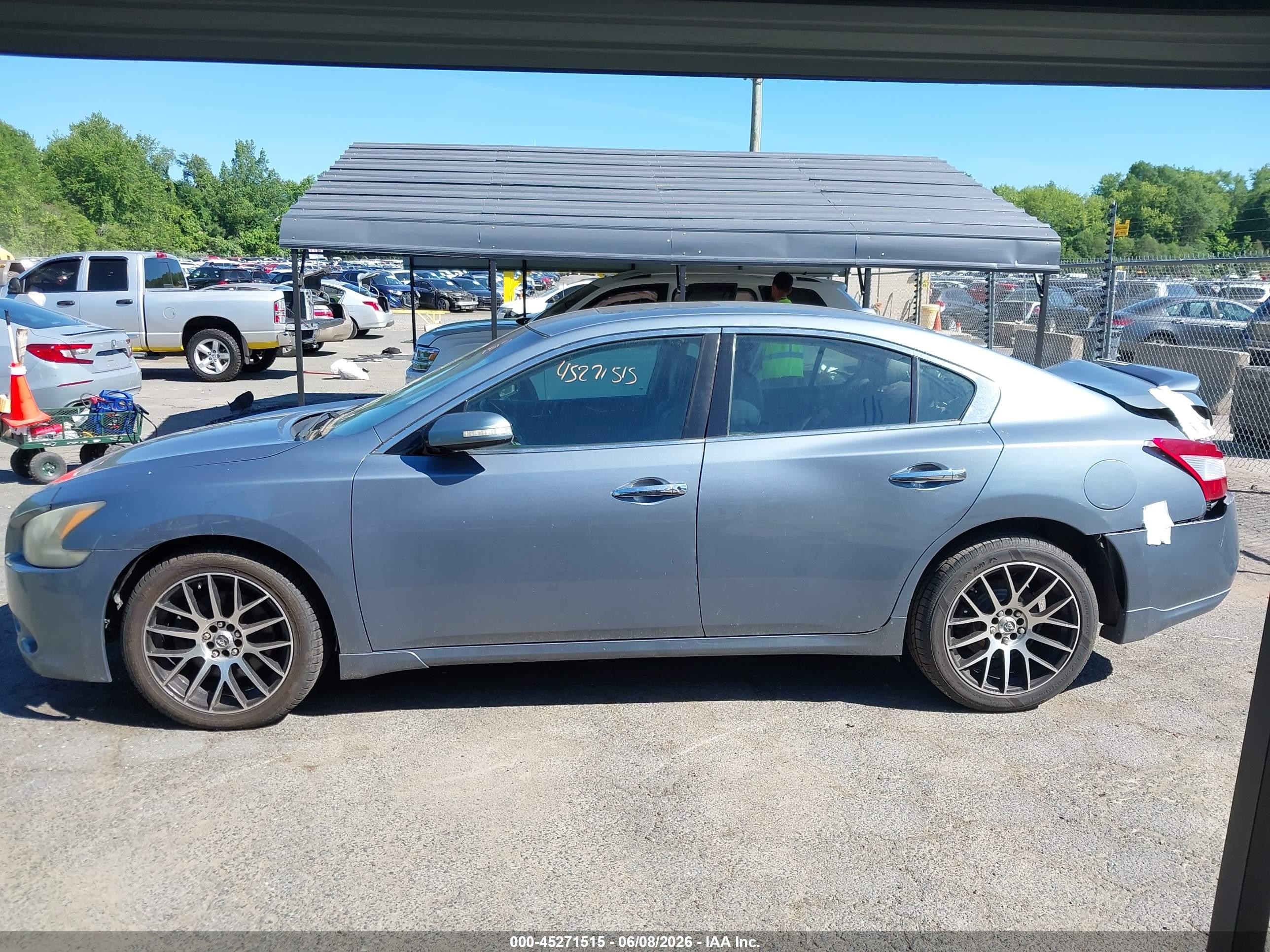 2011 Nissan Maxima 3.5 Sv Blue vin: 1N4AA5AP6BC839670