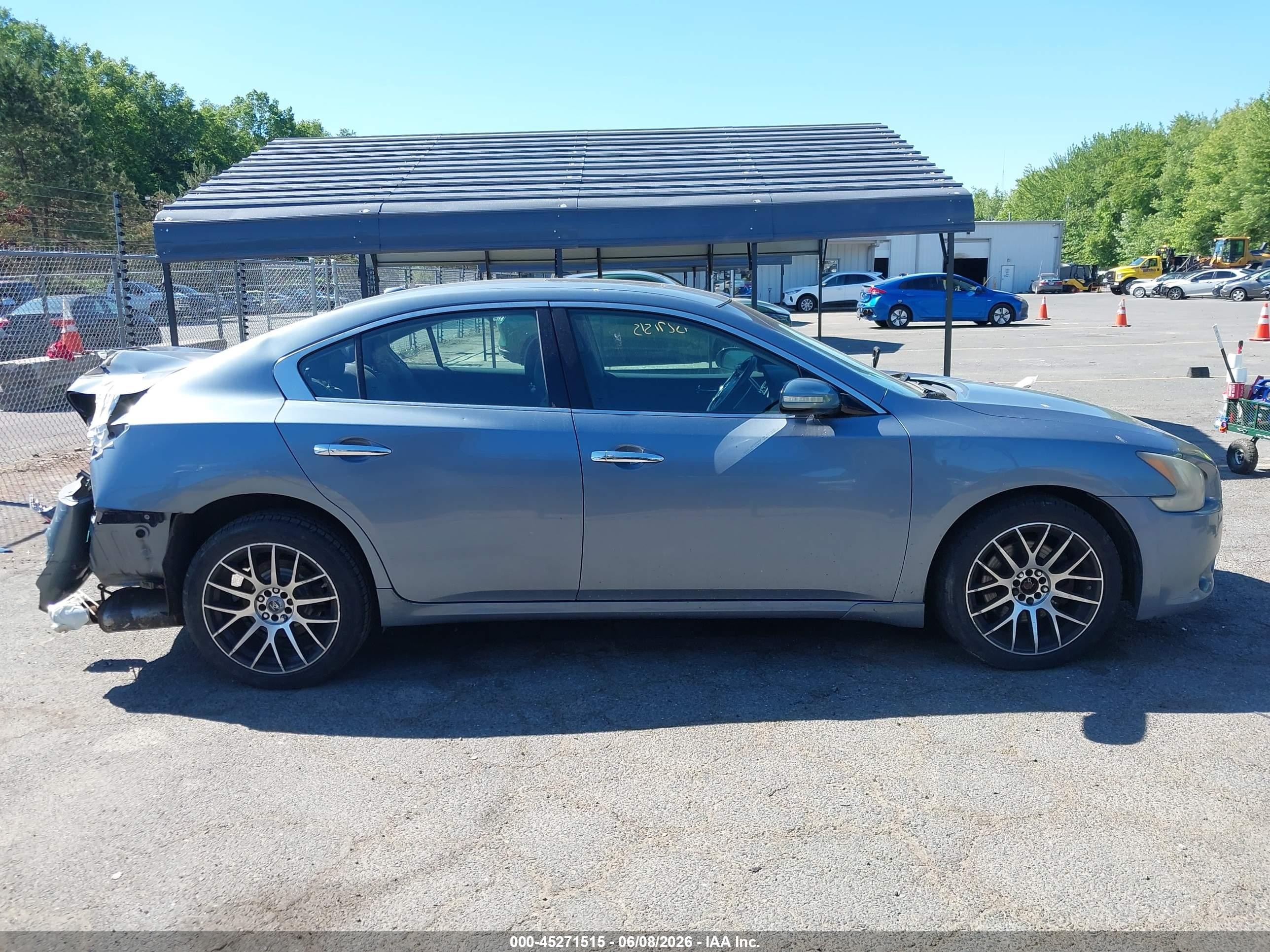 2011 Nissan Maxima 3.5 Sv Blue vin: 1N4AA5AP6BC839670