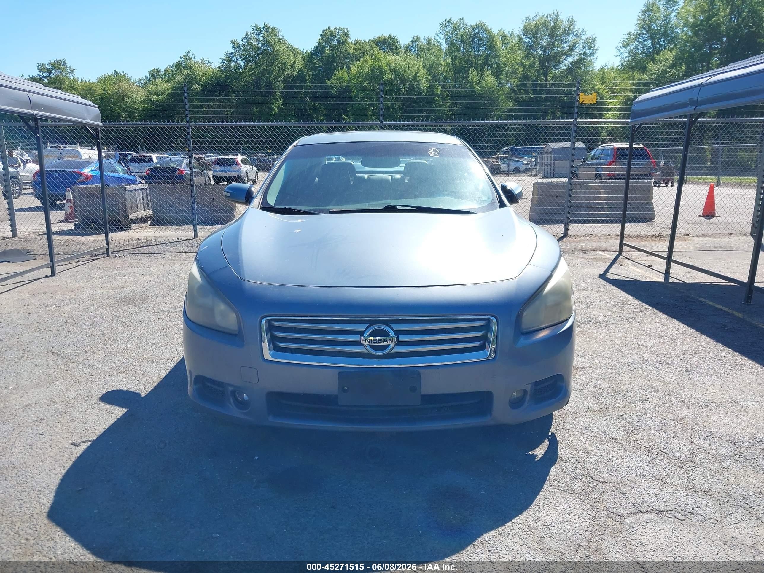 2011 Nissan Maxima 3.5 Sv Blue vin: 1N4AA5AP6BC839670