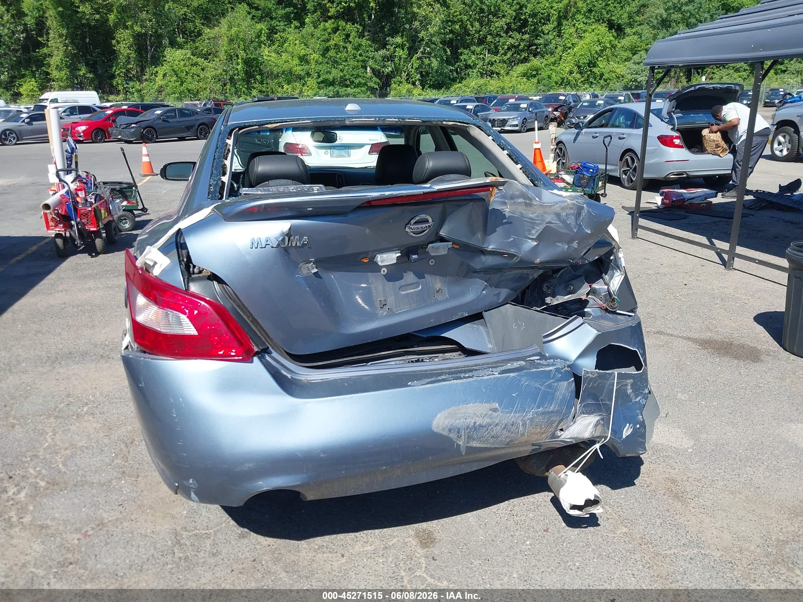2011 Nissan Maxima 3.5 Sv Blue vin: 1N4AA5AP6BC839670