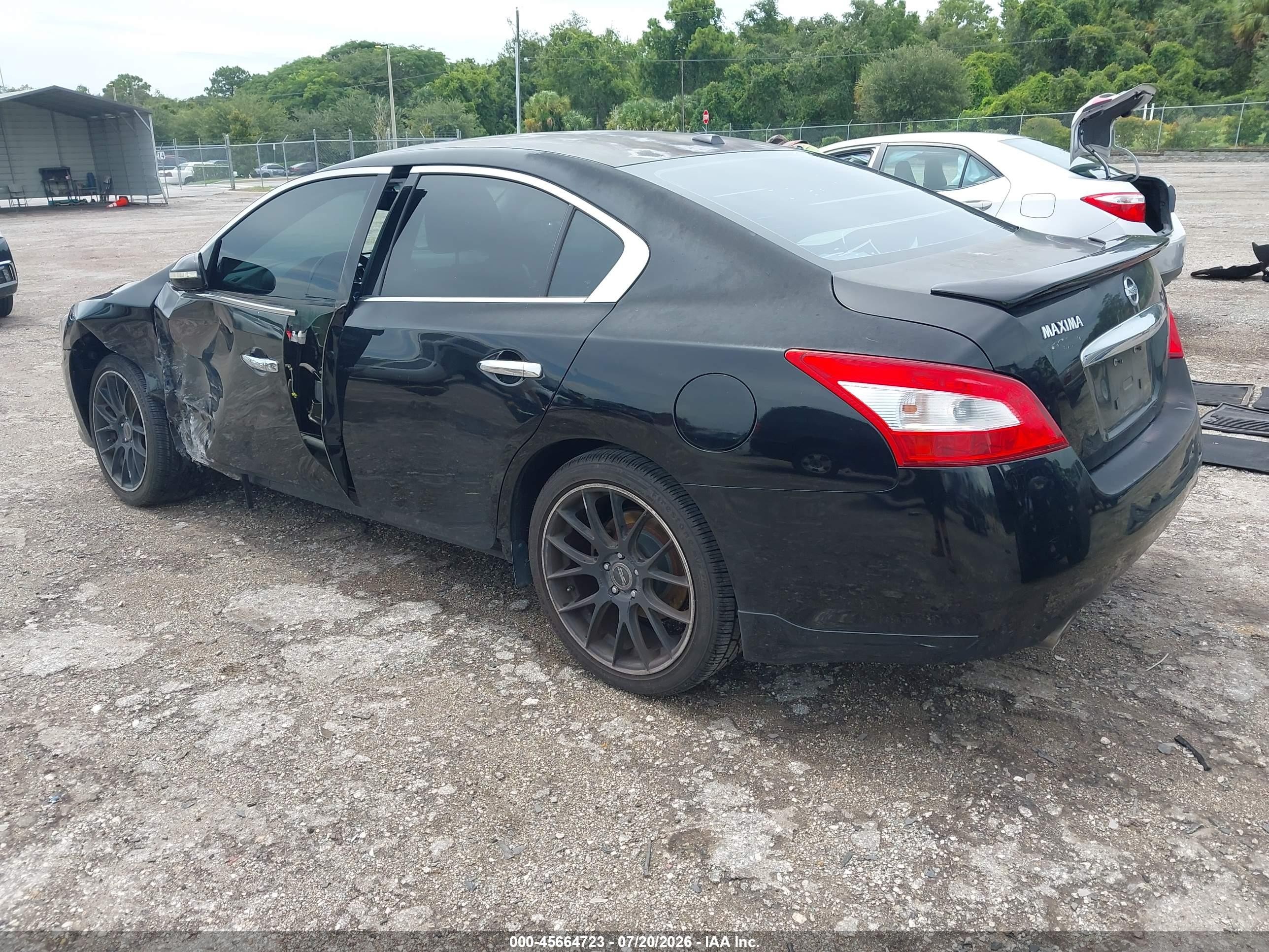 2011 Nissan Maxima 3.5 Sv Black vin: 1N4AA5AP6BC842780
