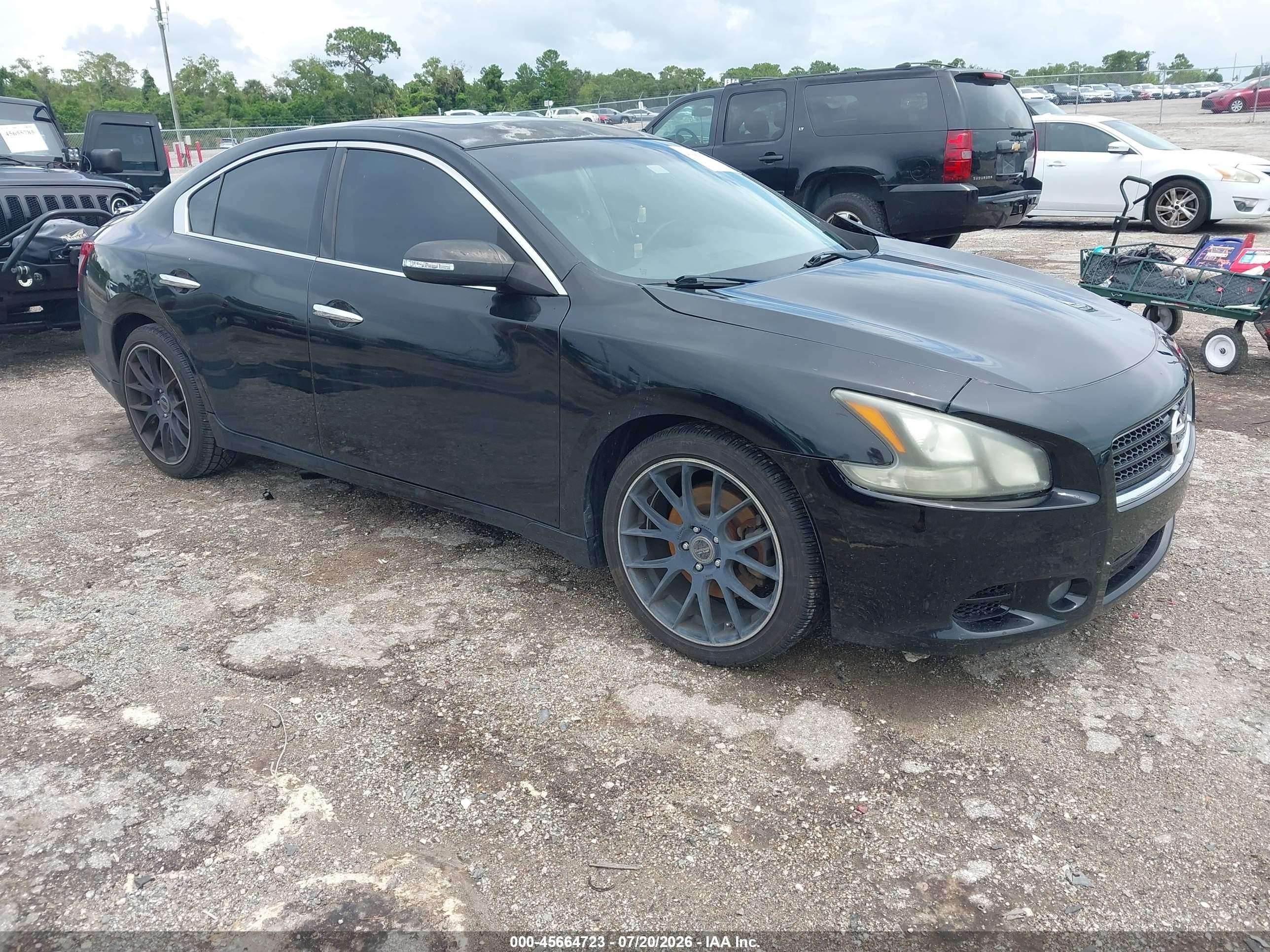 2011 Nissan Maxima 3.5 Sv Black vin: 1N4AA5AP6BC842780