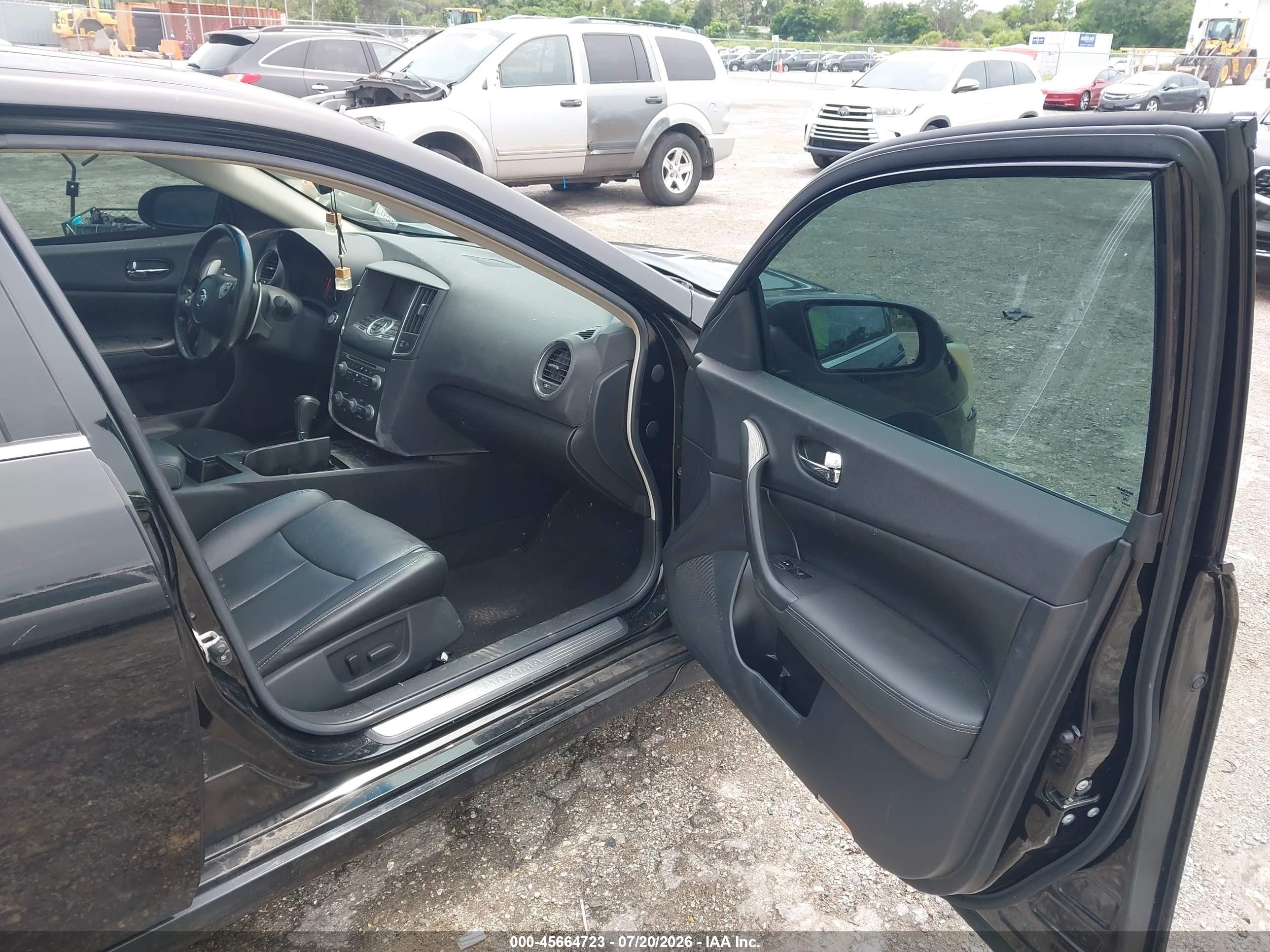 2011 Nissan Maxima 3.5 Sv Black vin: 1N4AA5AP6BC842780
