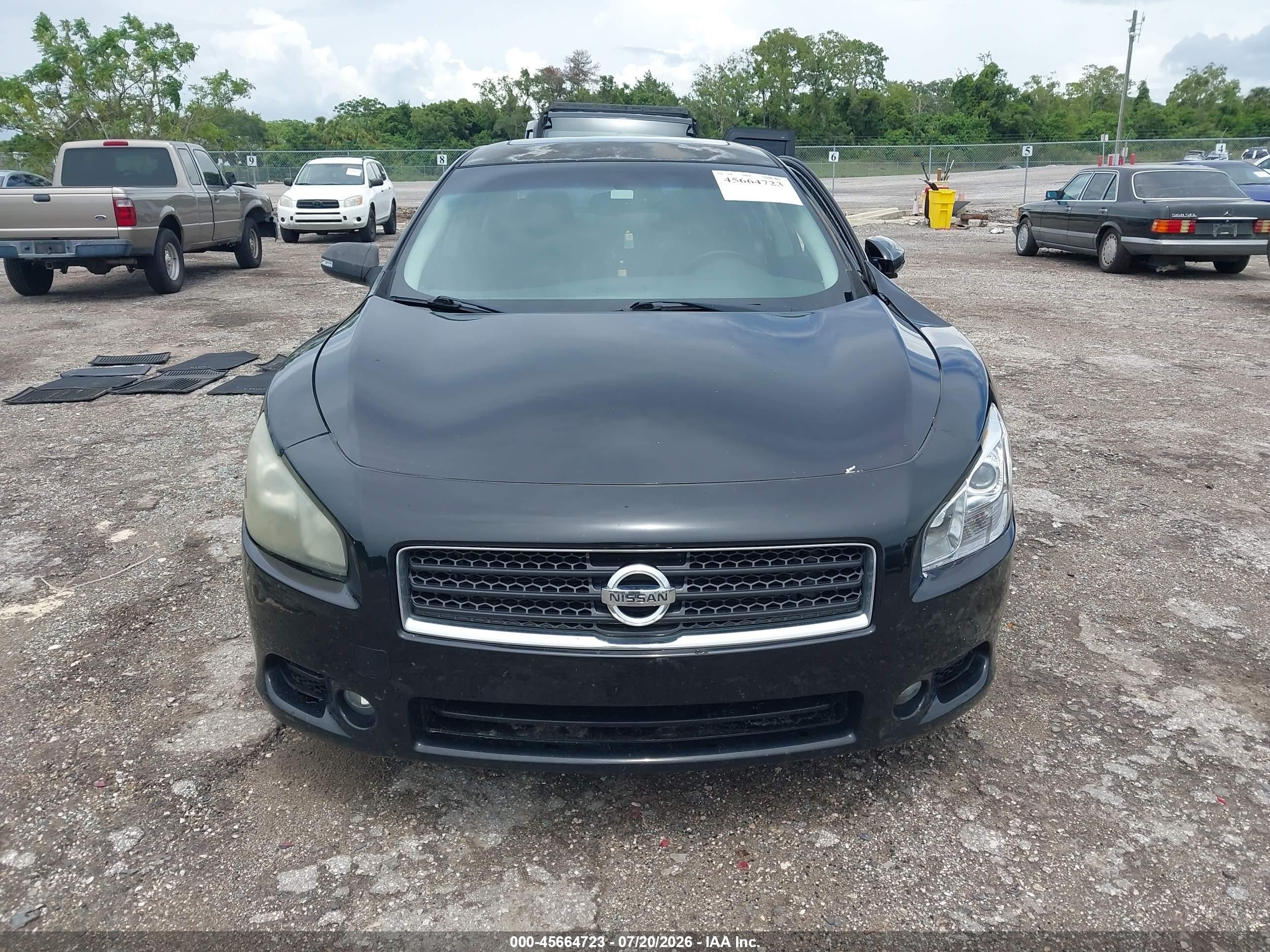 2011 Nissan Maxima 3.5 Sv Black vin: 1N4AA5AP6BC842780