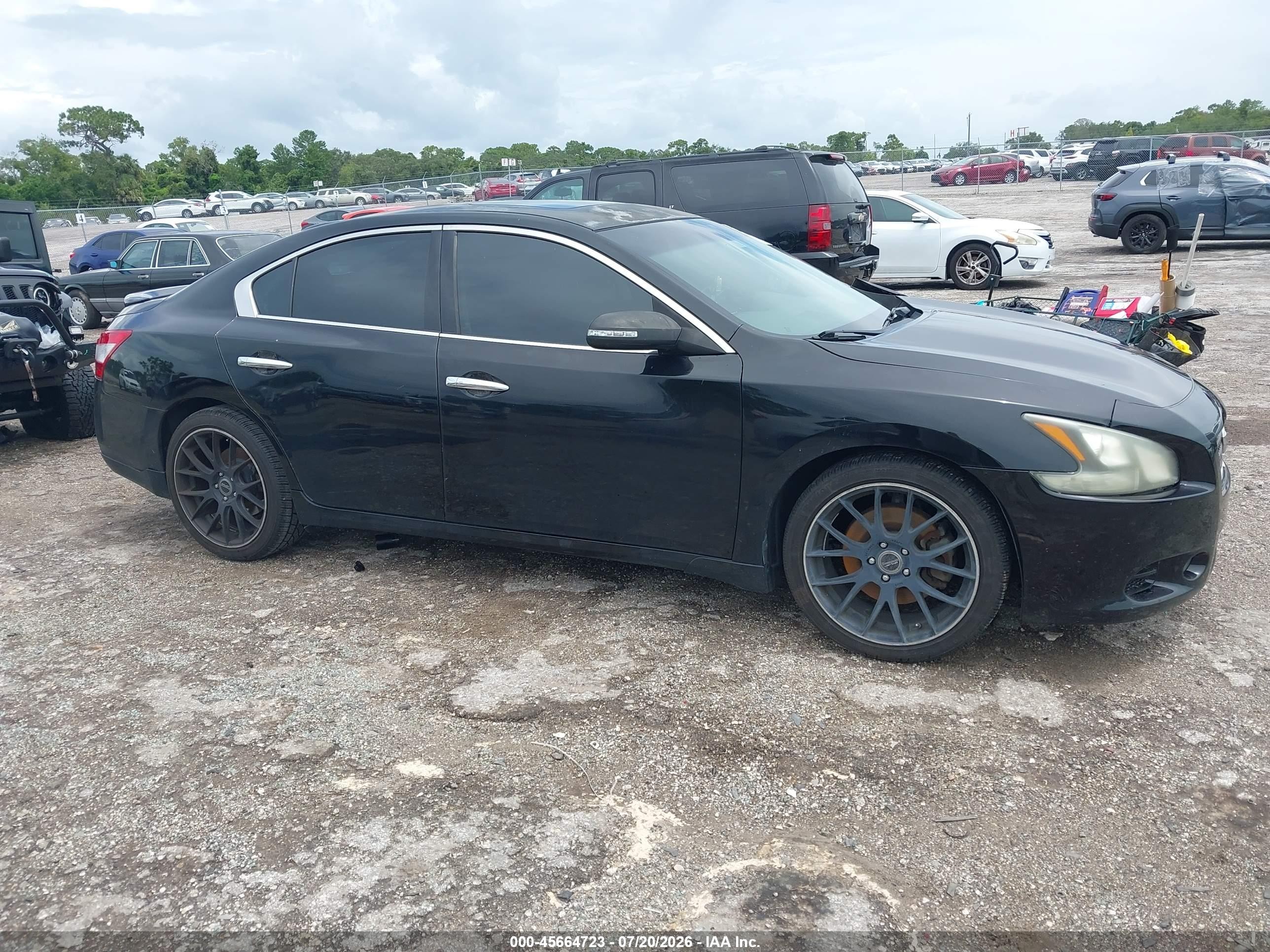 2011 Nissan Maxima 3.5 Sv Black vin: 1N4AA5AP6BC842780