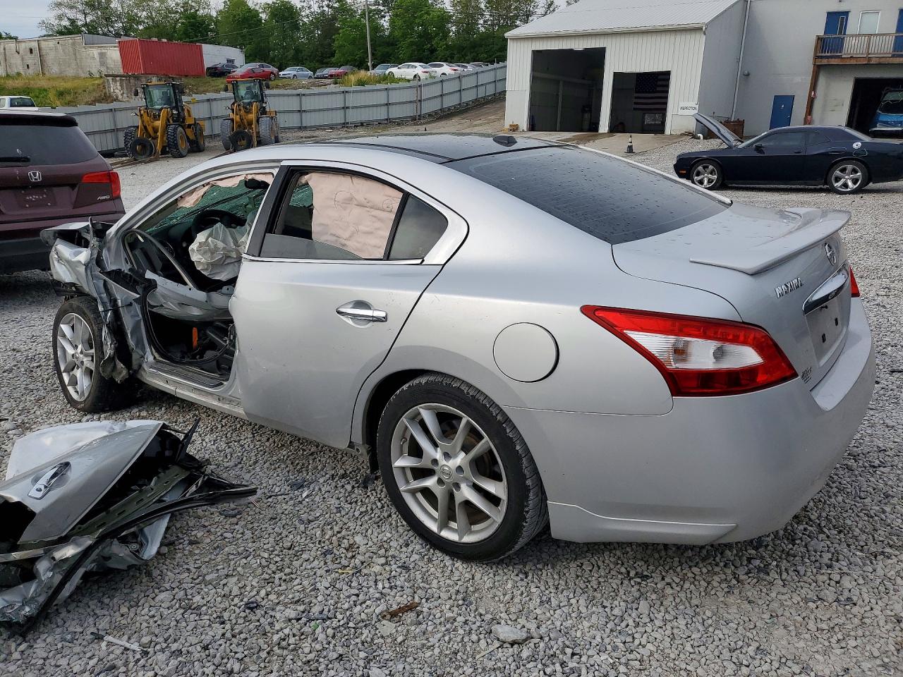 2011 Nissan Maxima 3.5 S Silver vin: 1N4AA5AP6BC855884