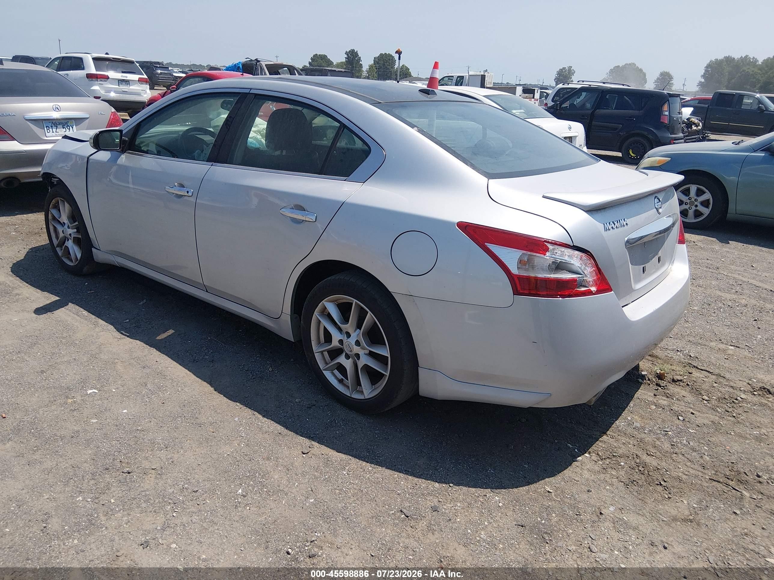 2011 Nissan Maxima 3.5 Sv Silver vin: 1N4AA5AP6BC860888