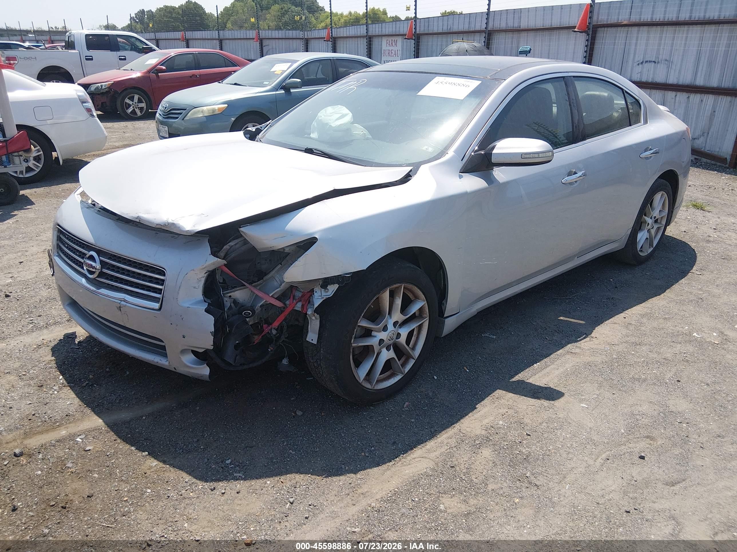 2011 Nissan Maxima 3.5 Sv Silver vin: 1N4AA5AP6BC860888