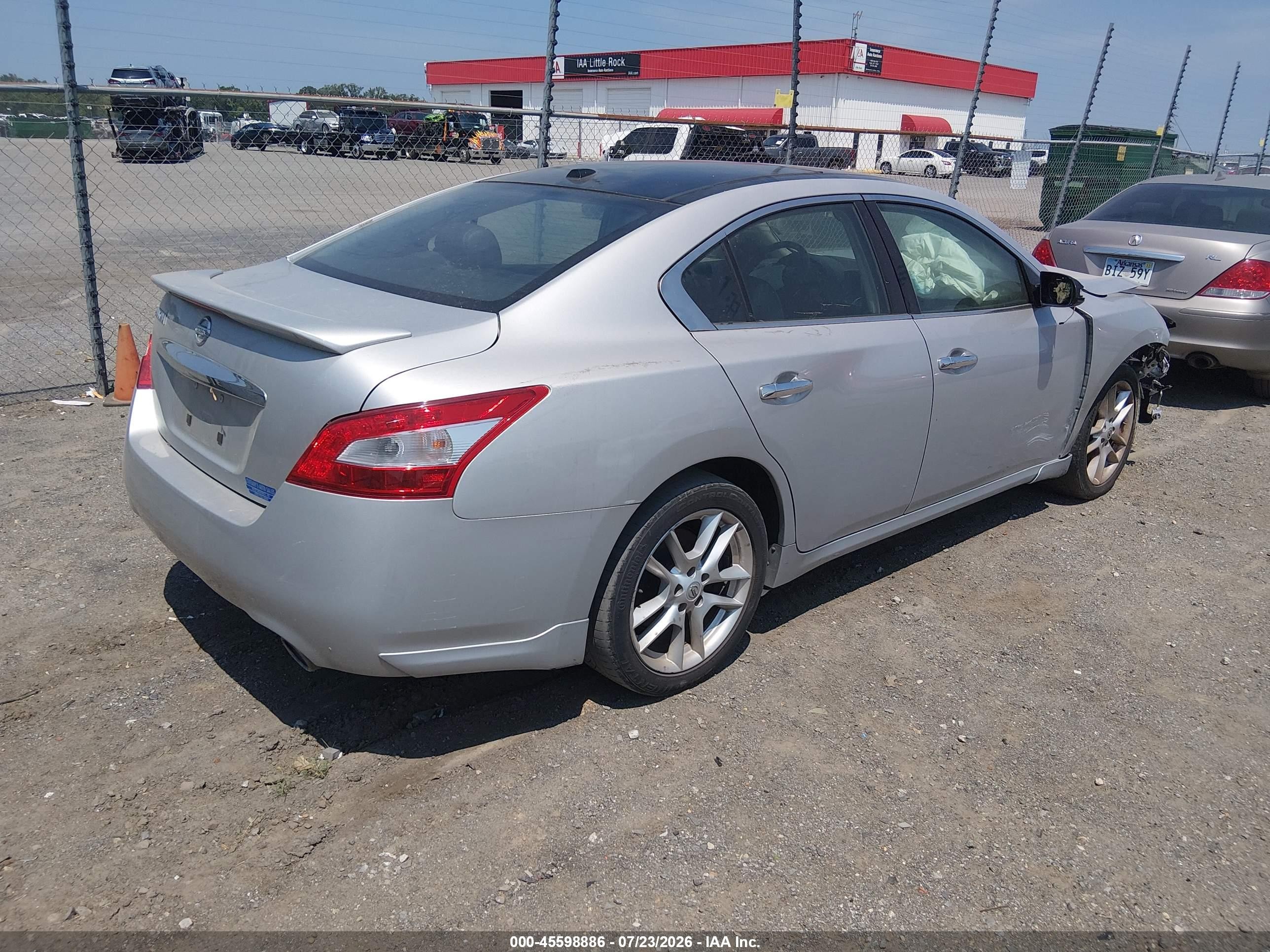 2011 Nissan Maxima 3.5 Sv Silver vin: 1N4AA5AP6BC860888