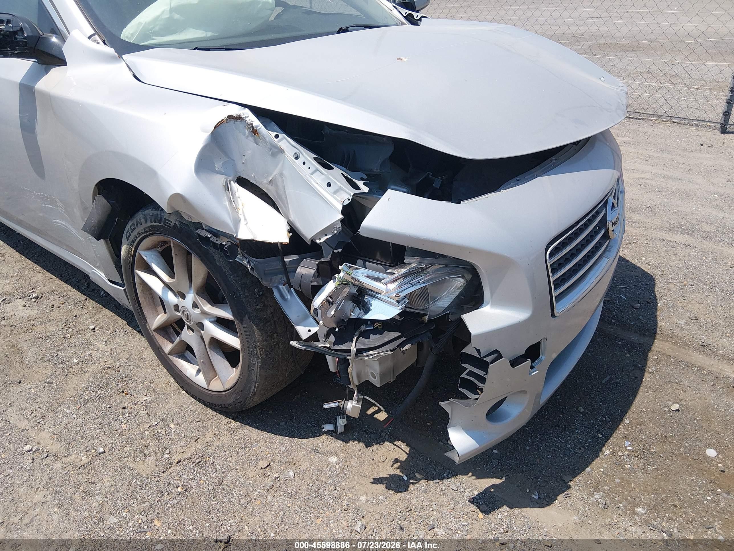 2011 Nissan Maxima 3.5 Sv Silver vin: 1N4AA5AP6BC860888