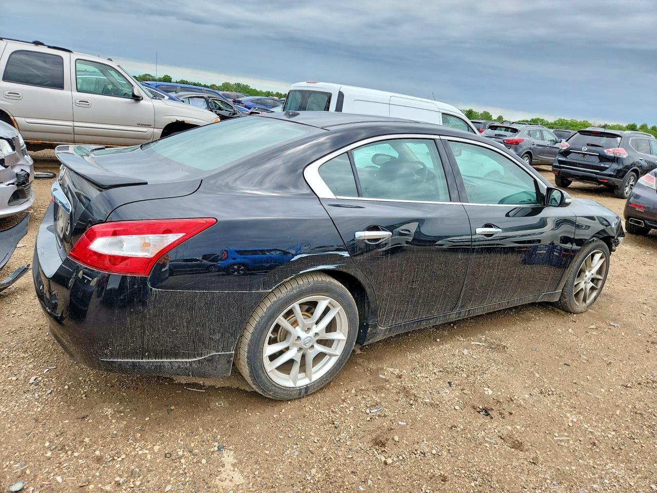2011 Nissan Maxima 3.5 S Black vin: 1N4AA5AP6BC861507