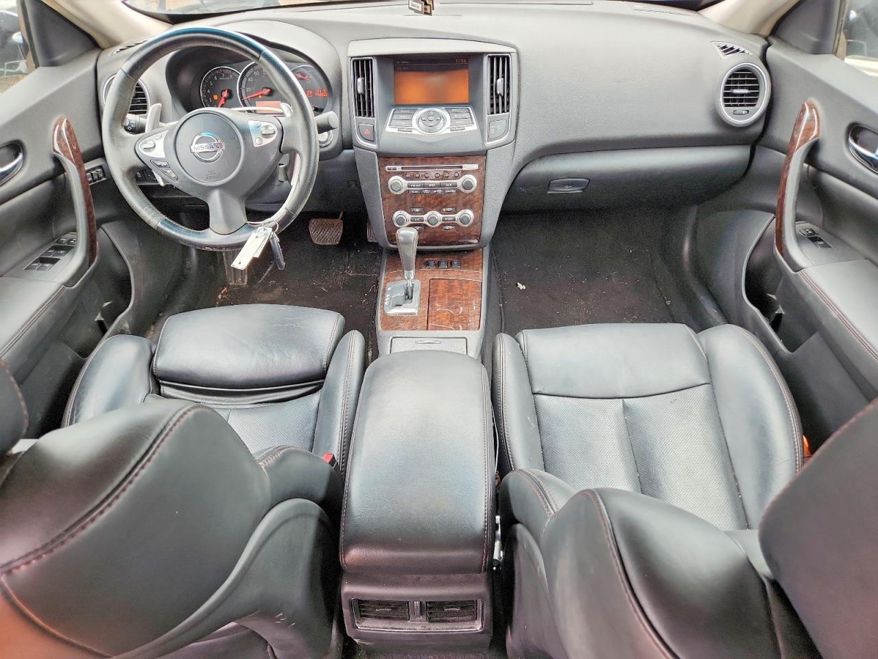 2011 Nissan Maxima 3.5 S Black vin: 1N4AA5AP6BC861507
