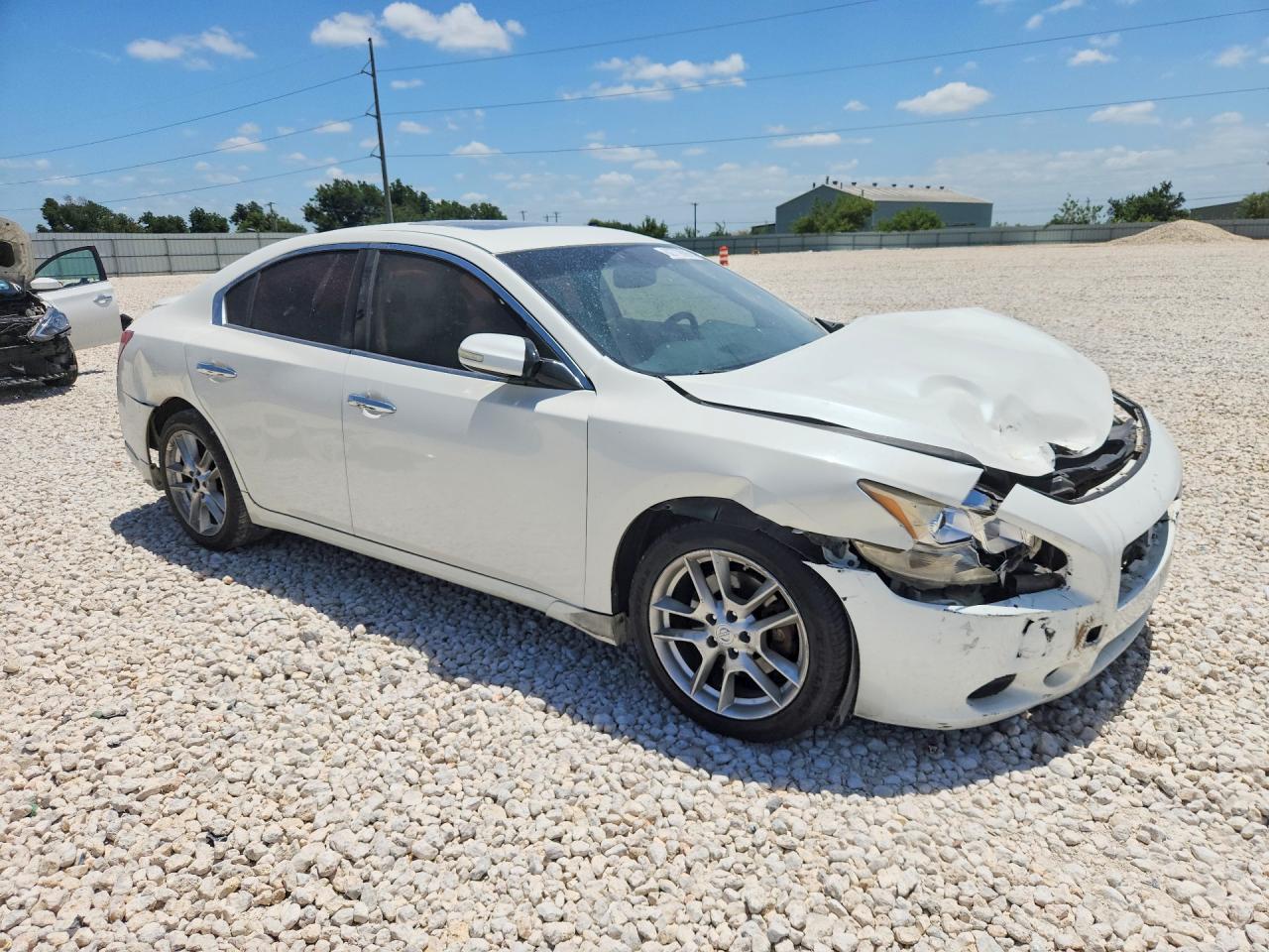 2011 Nissan Maxima White vin: 1N4AA5AP6BC863225