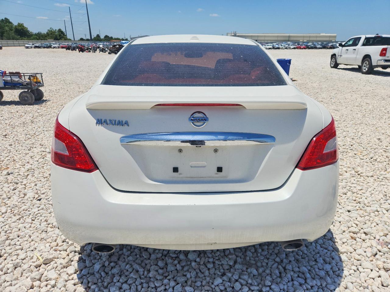 2011 Nissan Maxima White vin: 1N4AA5AP6BC863225