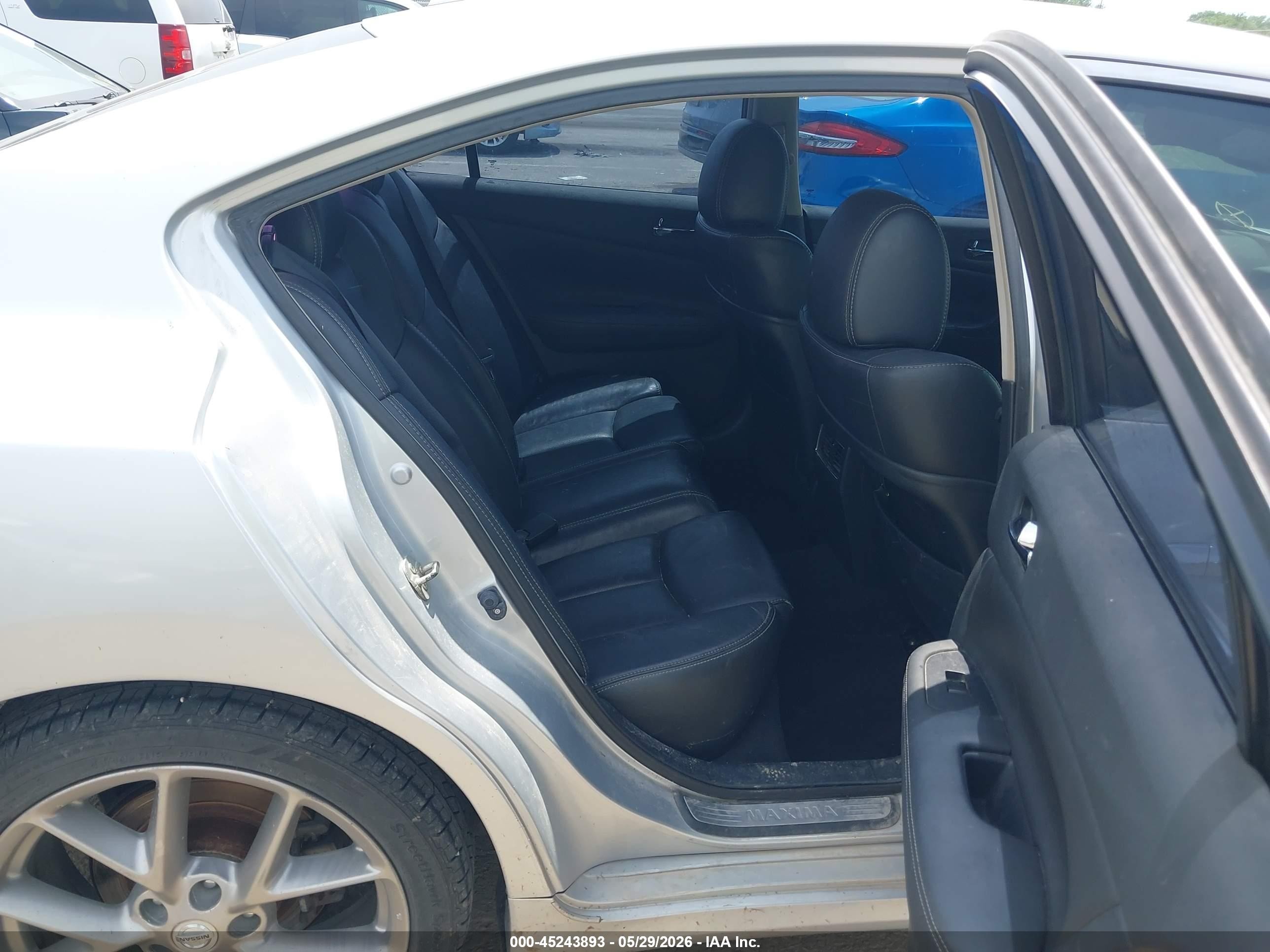 2011 Nissan Maxima 3.5 Sv Silver vin: 1N4AA5AP6BC866416