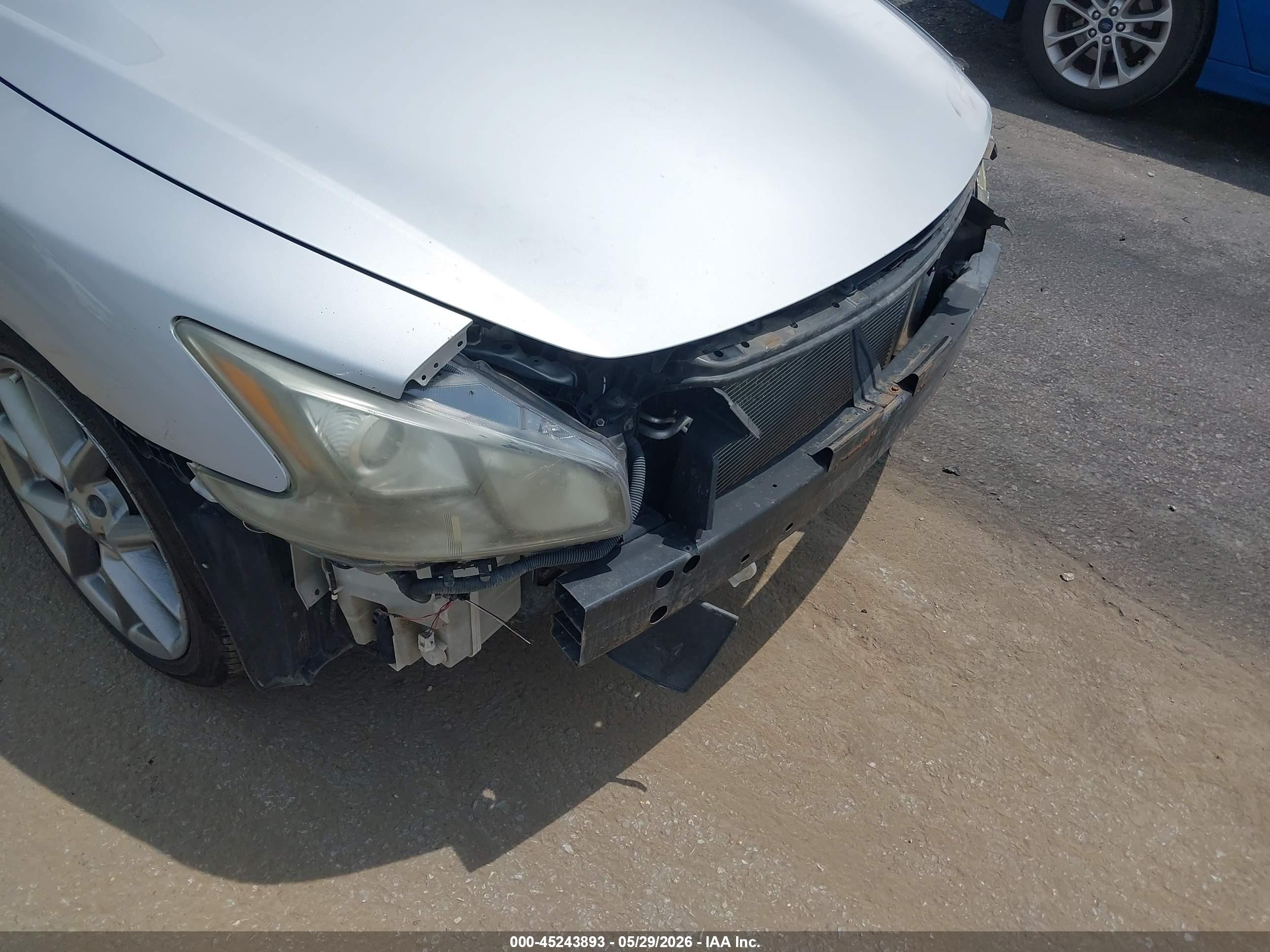 2011 Nissan Maxima 3.5 Sv Silver vin: 1N4AA5AP6BC866416